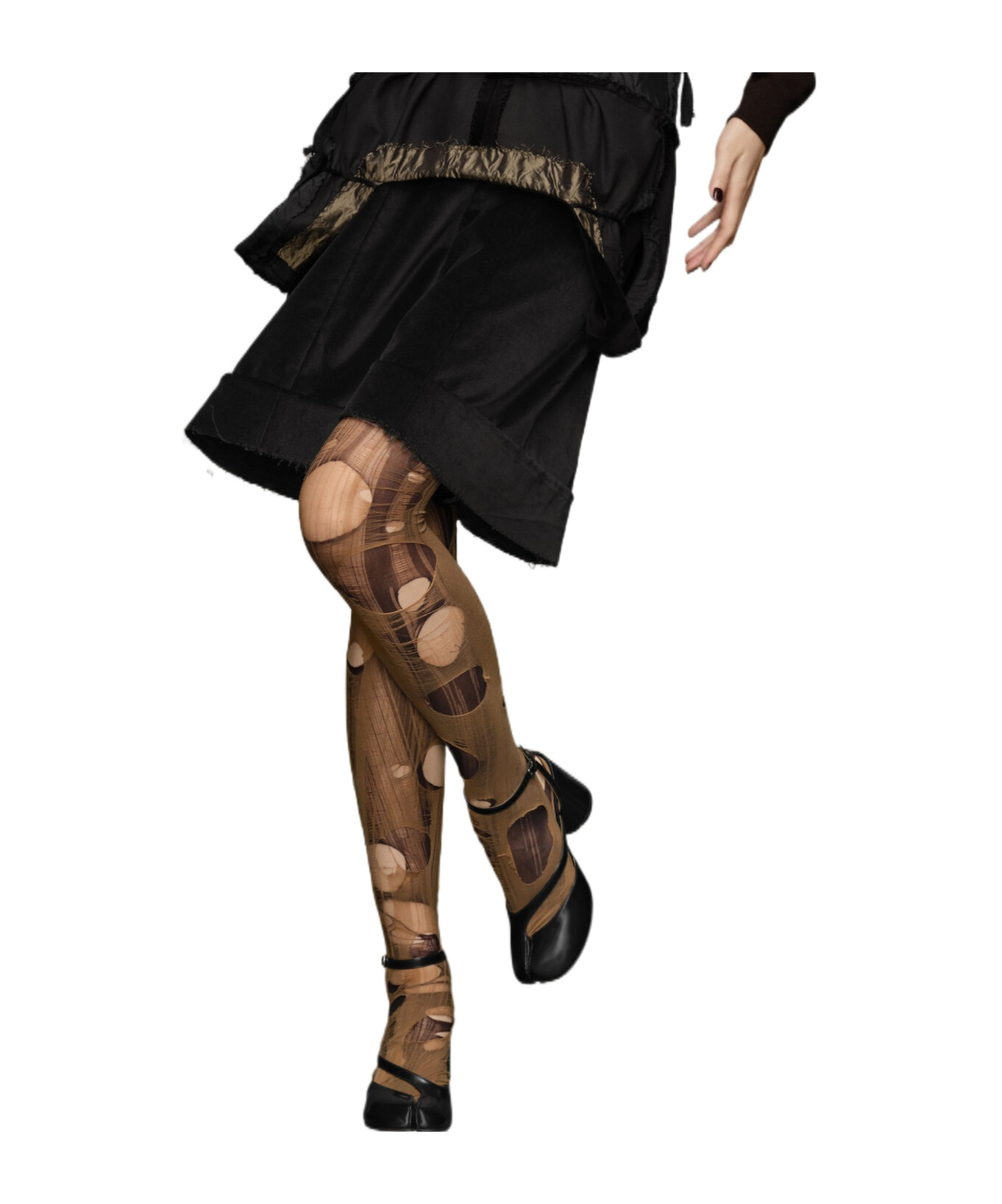 Maison Margiela Anonymity Of The Lining Dress Woman Grey Wash In Black