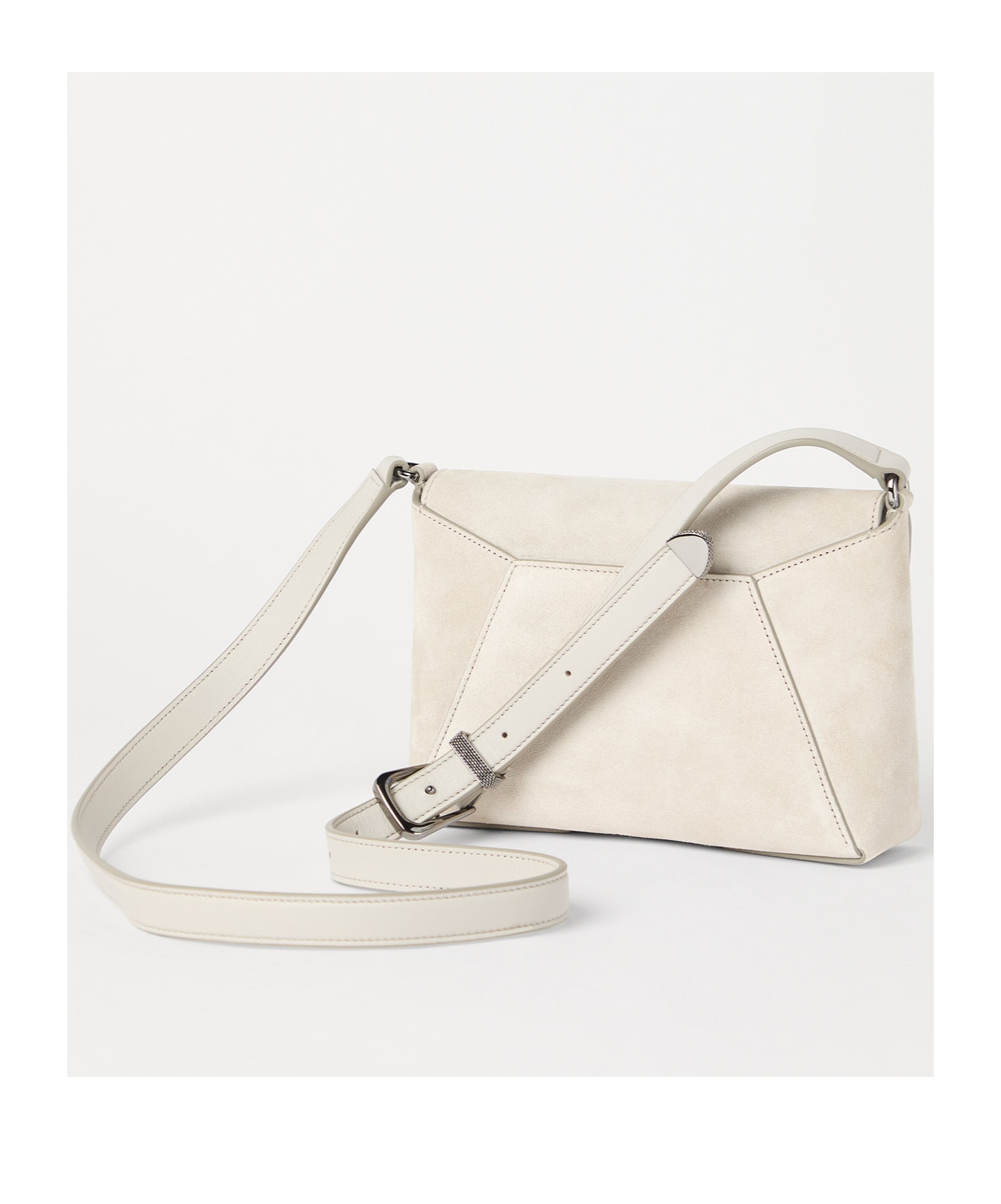 BRUNELLO CUCINELLI MONILI-DETAIL CROSS BODY BAG 
