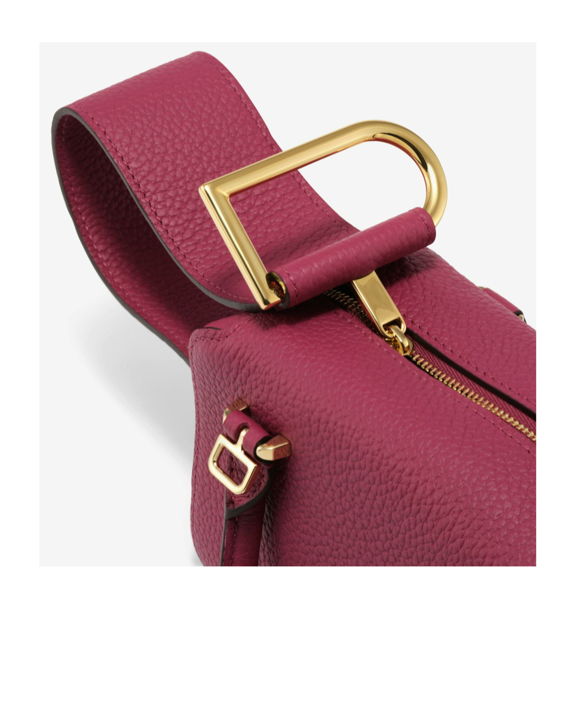 Delvaux Double Handle Shoulder Bag In Red