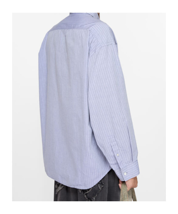 Acne Studios Long-sleeved Shirt In Blue