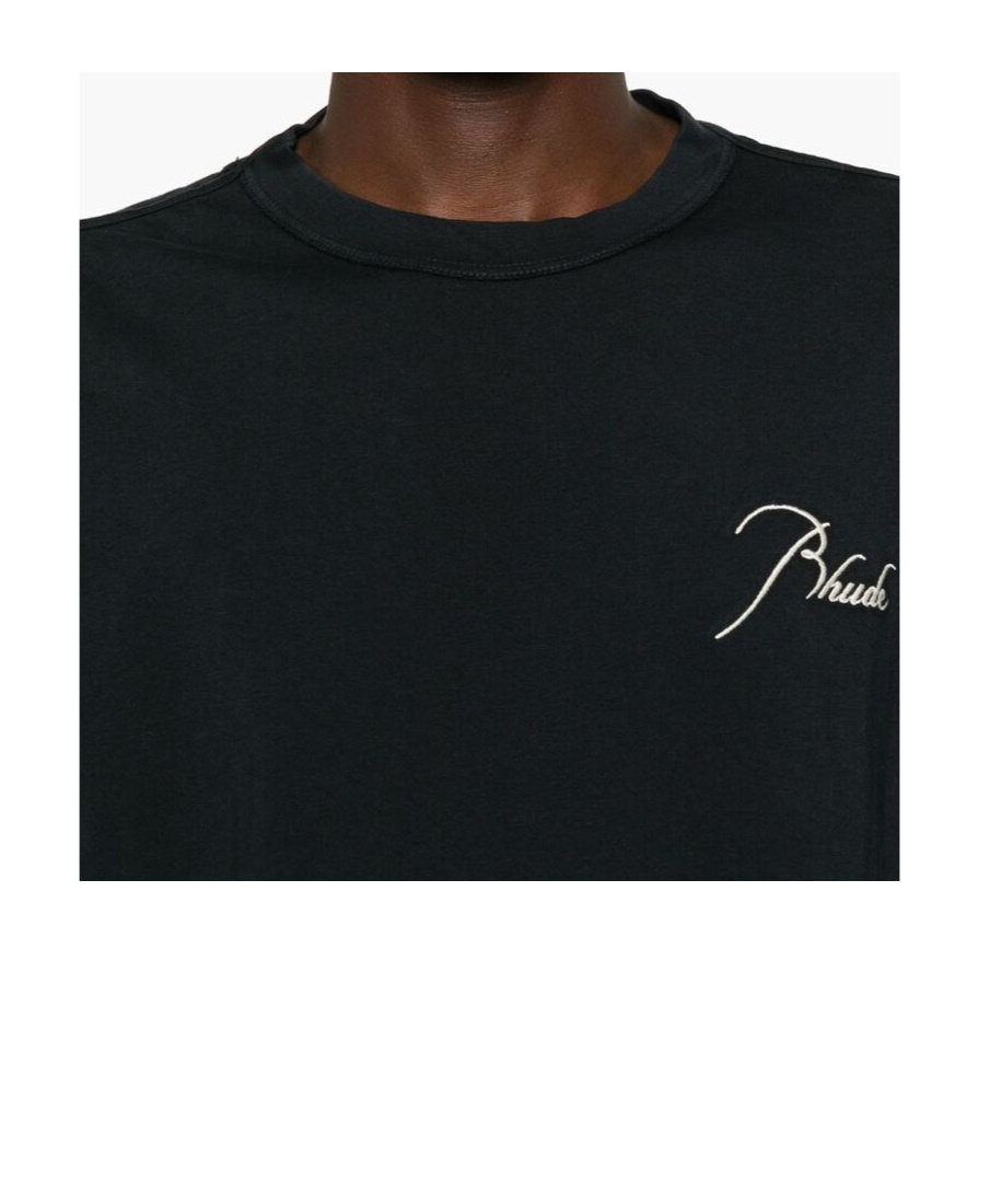 Rhude Short-sleeved T-shirt In Black
