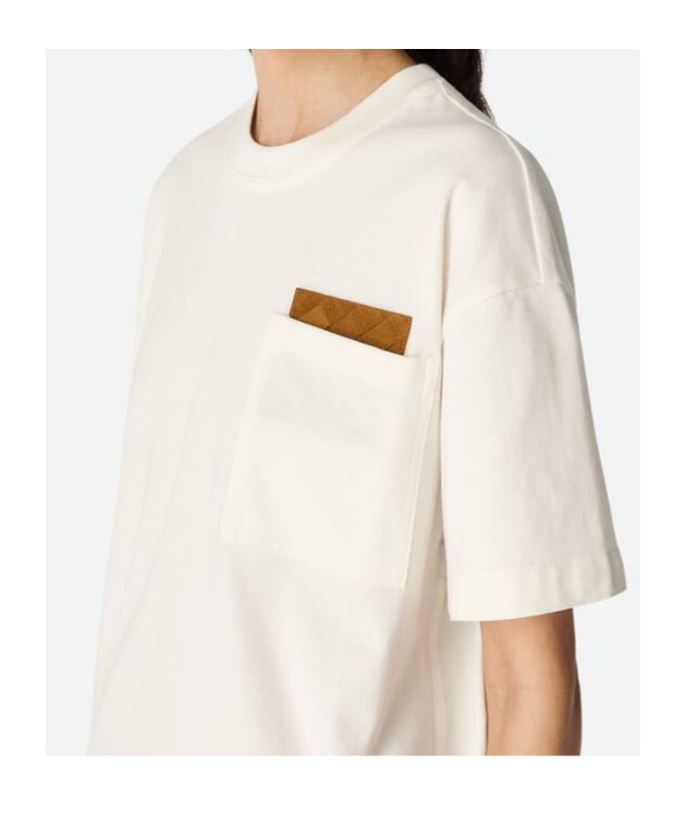 Bottega Veneta Cropped T-shirt Aus Baumwolljersey