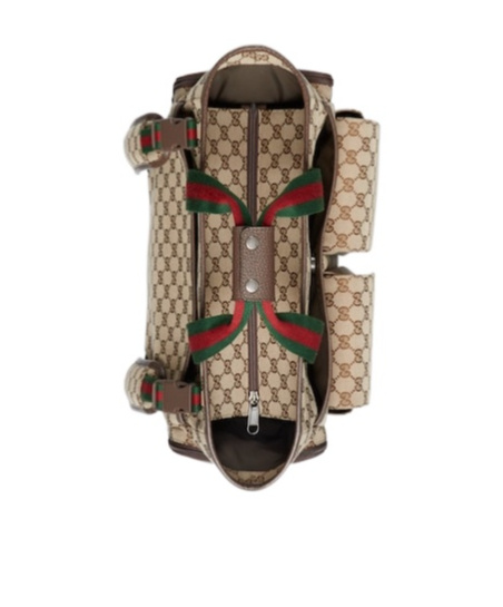 Gucci Gg-jacquard Changing Bag In Brown