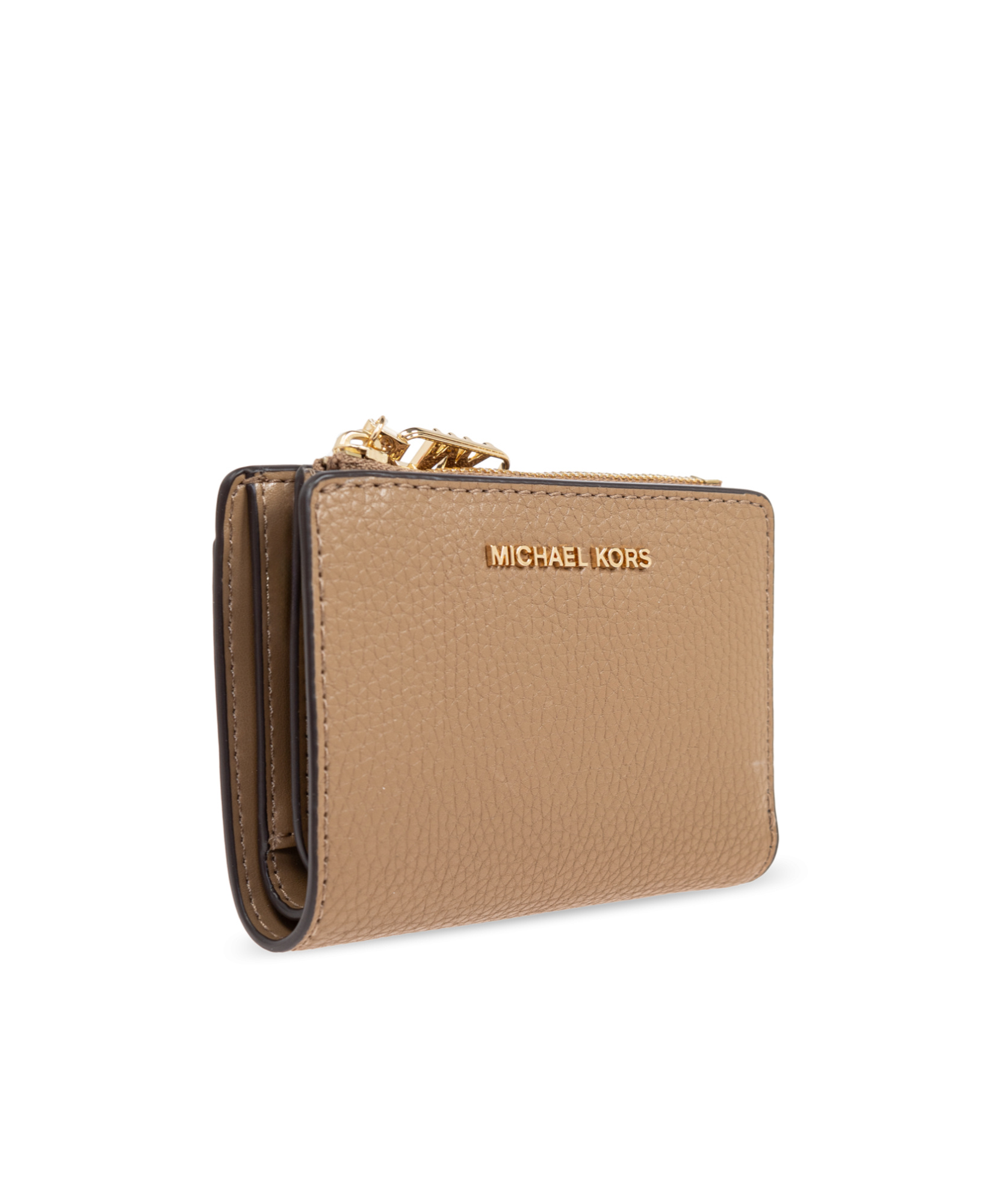 Michael Kors Folding Wallet In Brown
