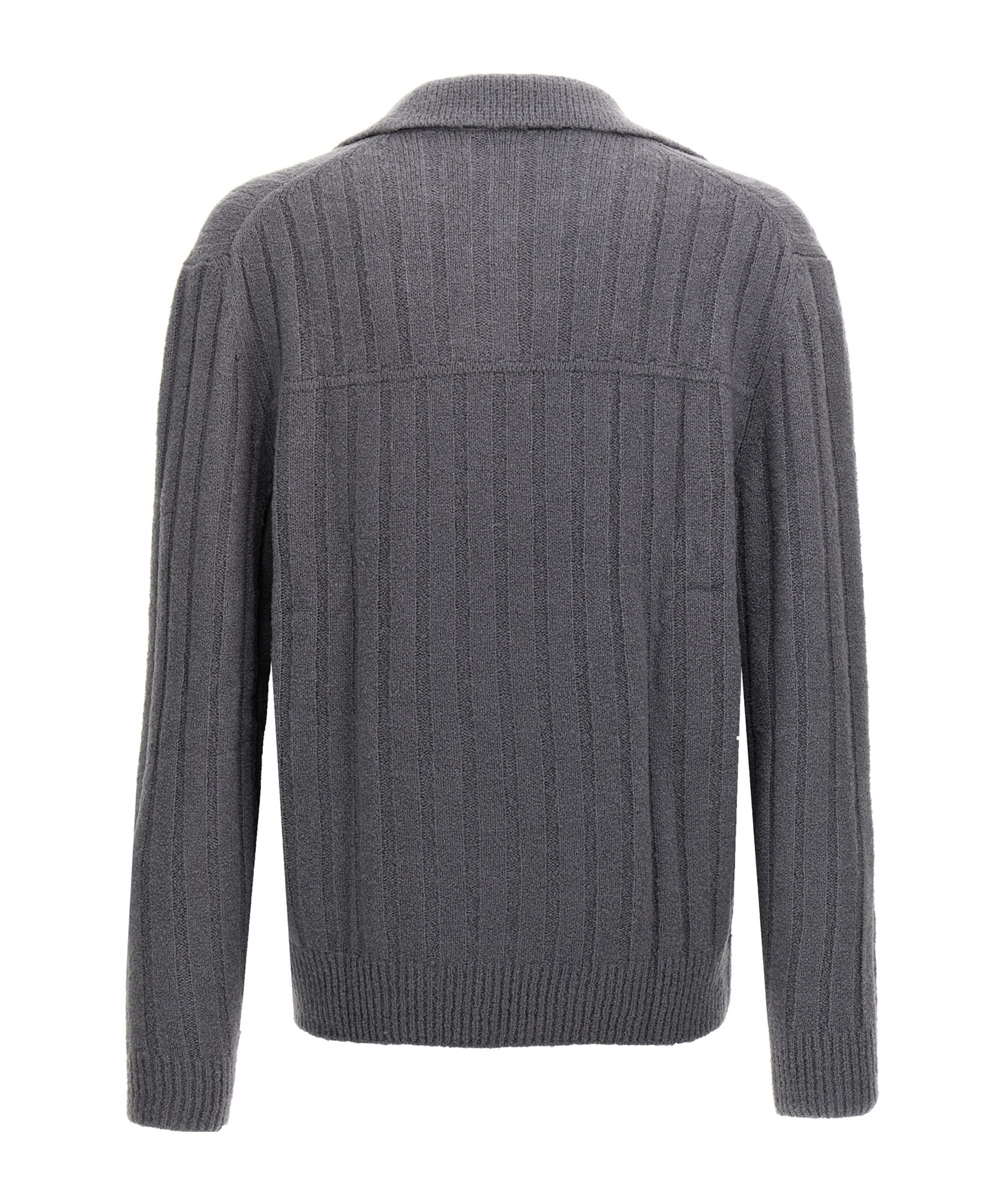 Brioni Polo Sweater In Black