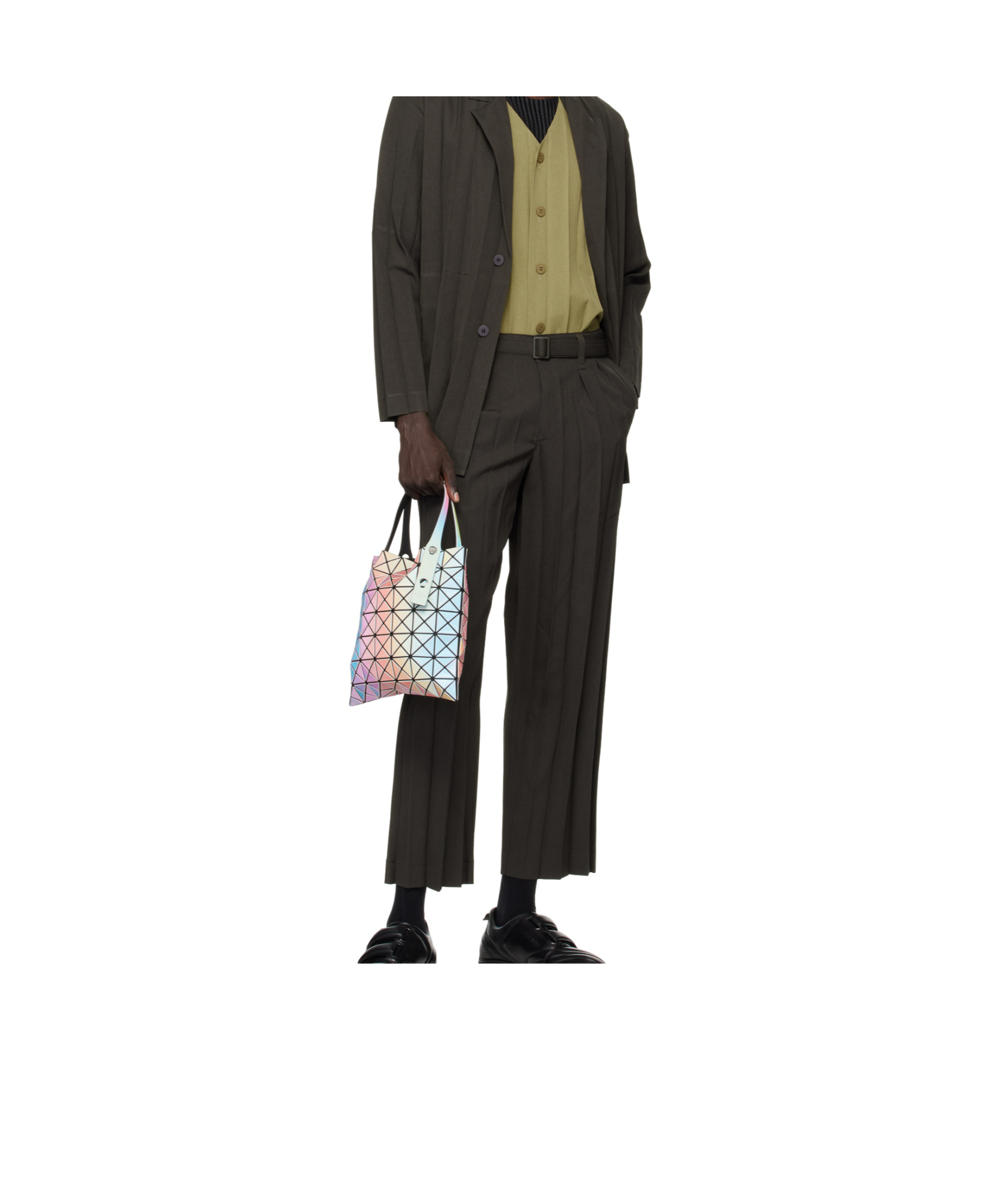 Bao Bao Issey Miyake Geometric-pattern Tote Bag In Multi