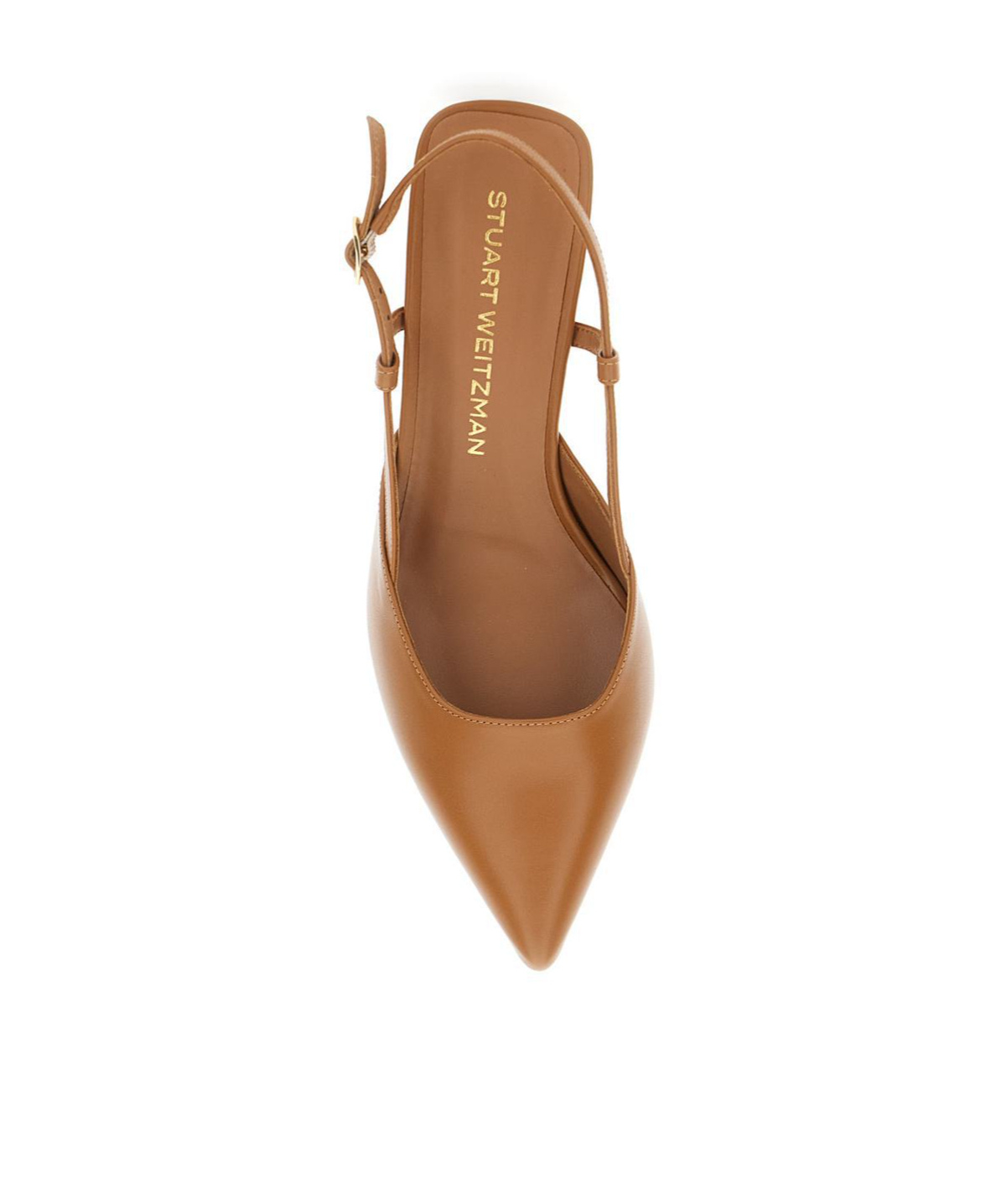 Stuart Weitzman Vinnie 50 Slingback Pump In Brown