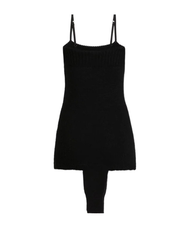 Dolce & Gabbana Wool Blend Tank Top In Black
