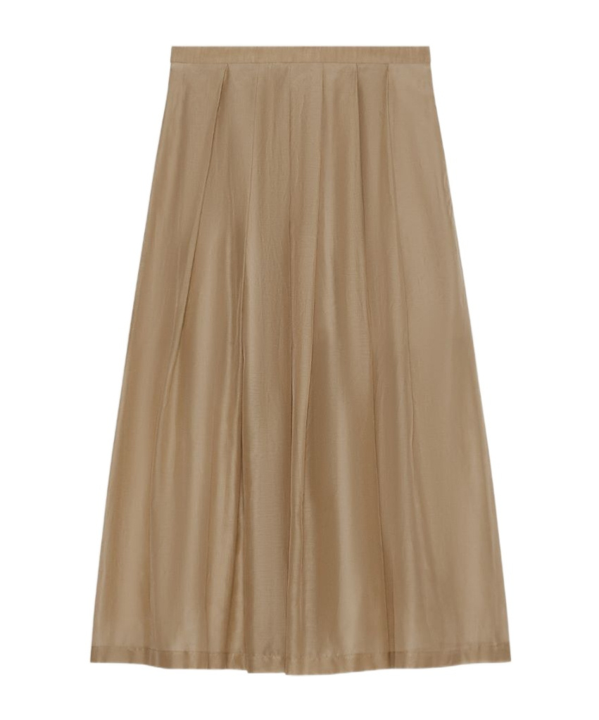 Shop Marella Flared Skirt In Brown