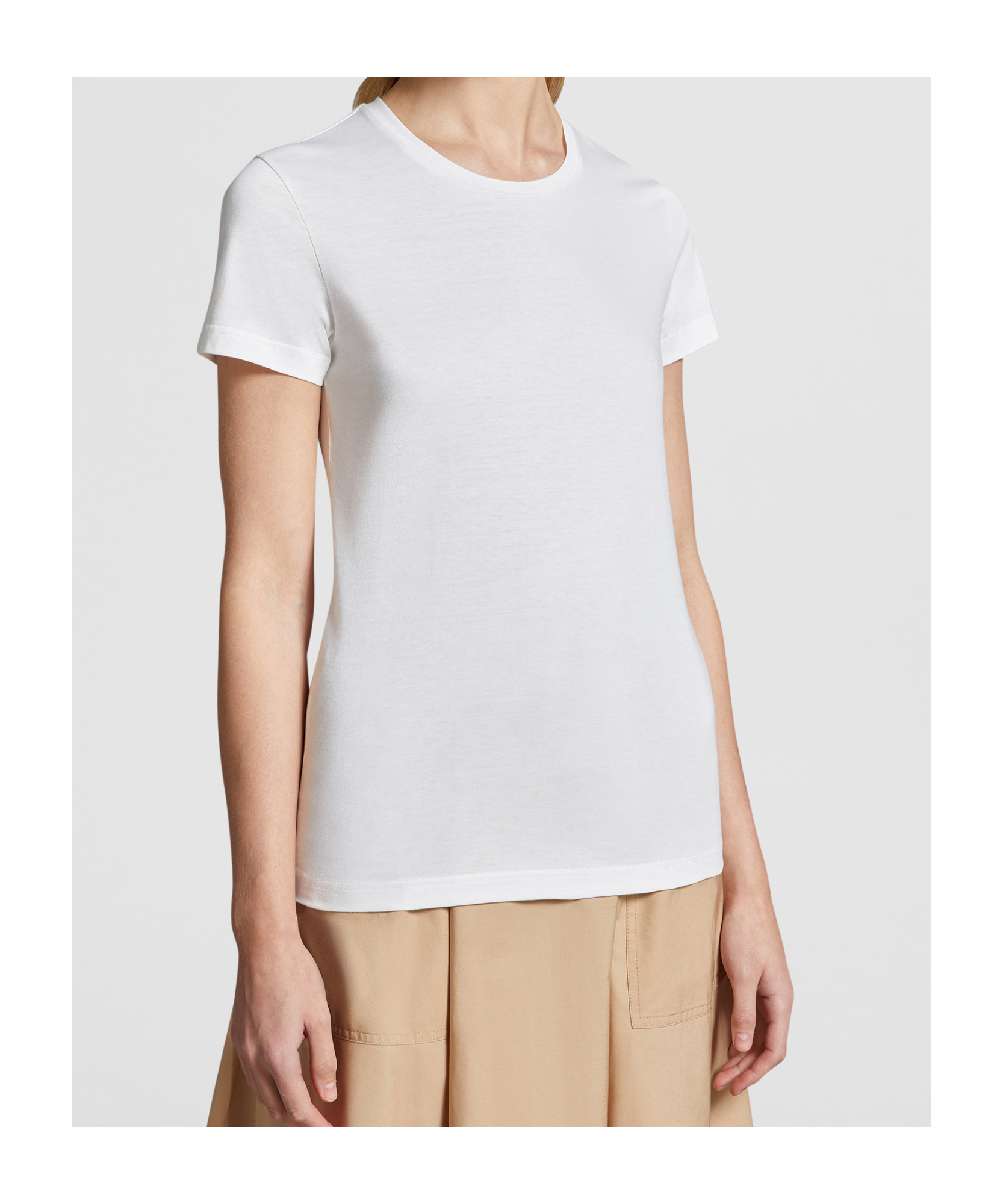 Moncler Tshirt Man In White
