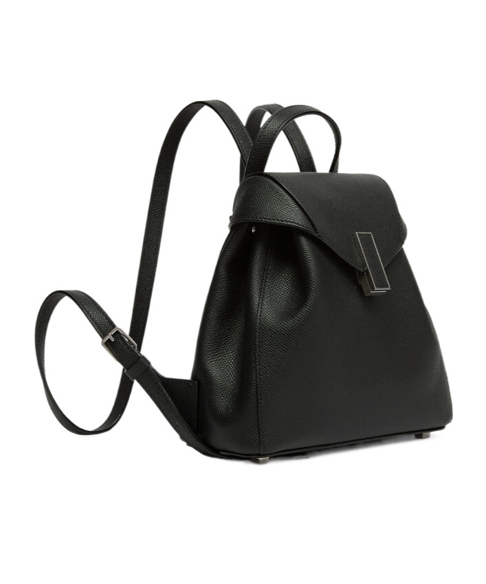 Valextra Iside Backpack Mini In Black