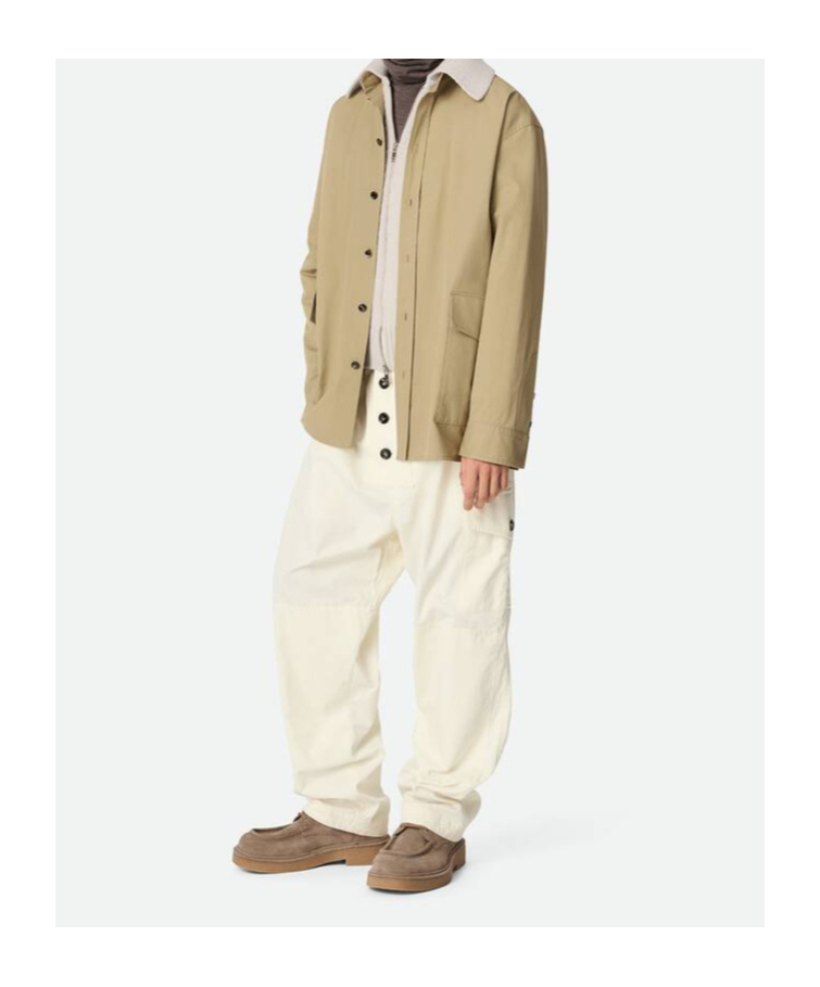 Bottega Veneta Long-sleeved Casual Jacket In Nude