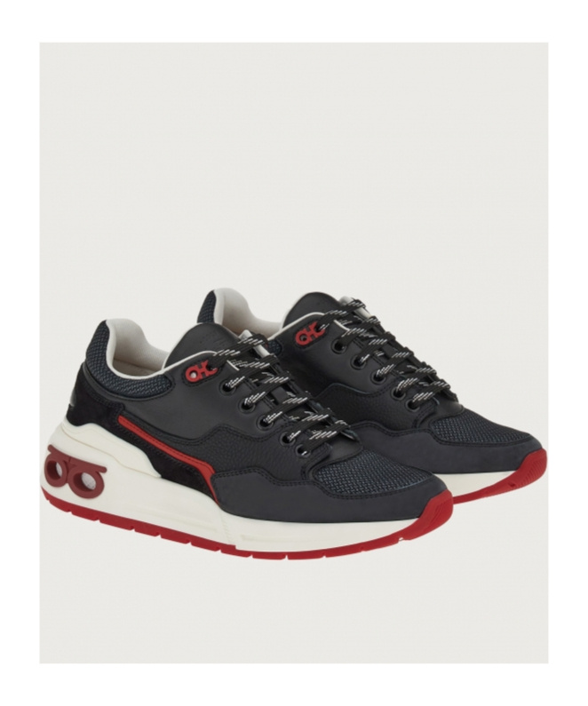 Ferragamo Logo Lace-up Sneakers