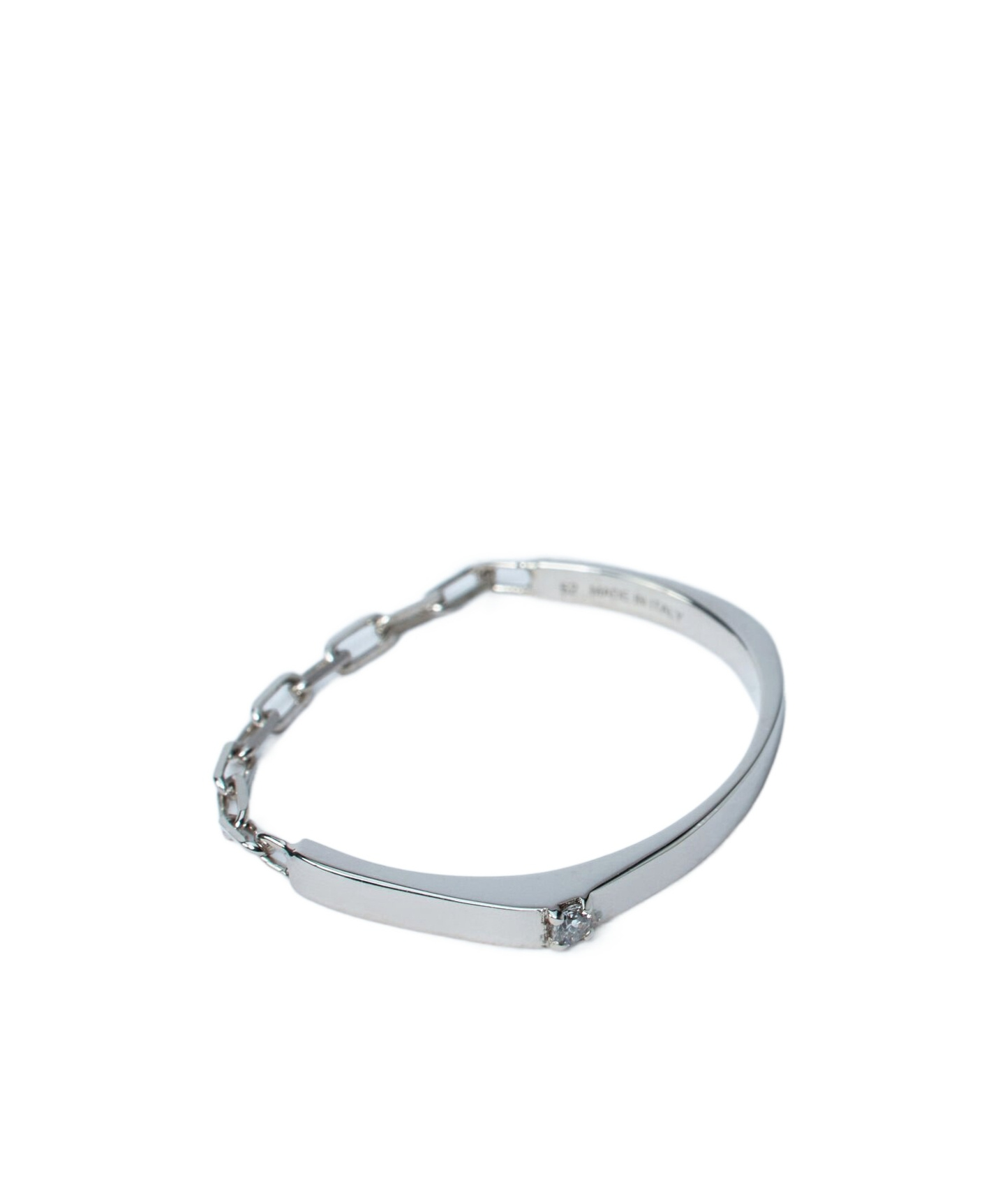 Totême Diamond Chain Ring