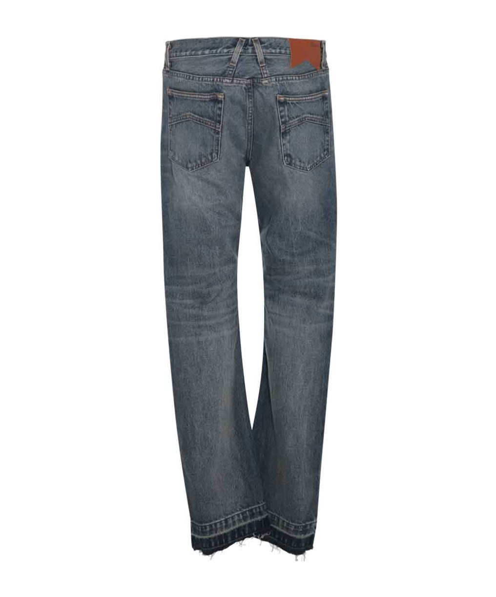 Rhude Beach Bum Loose-fit Jeans In Black