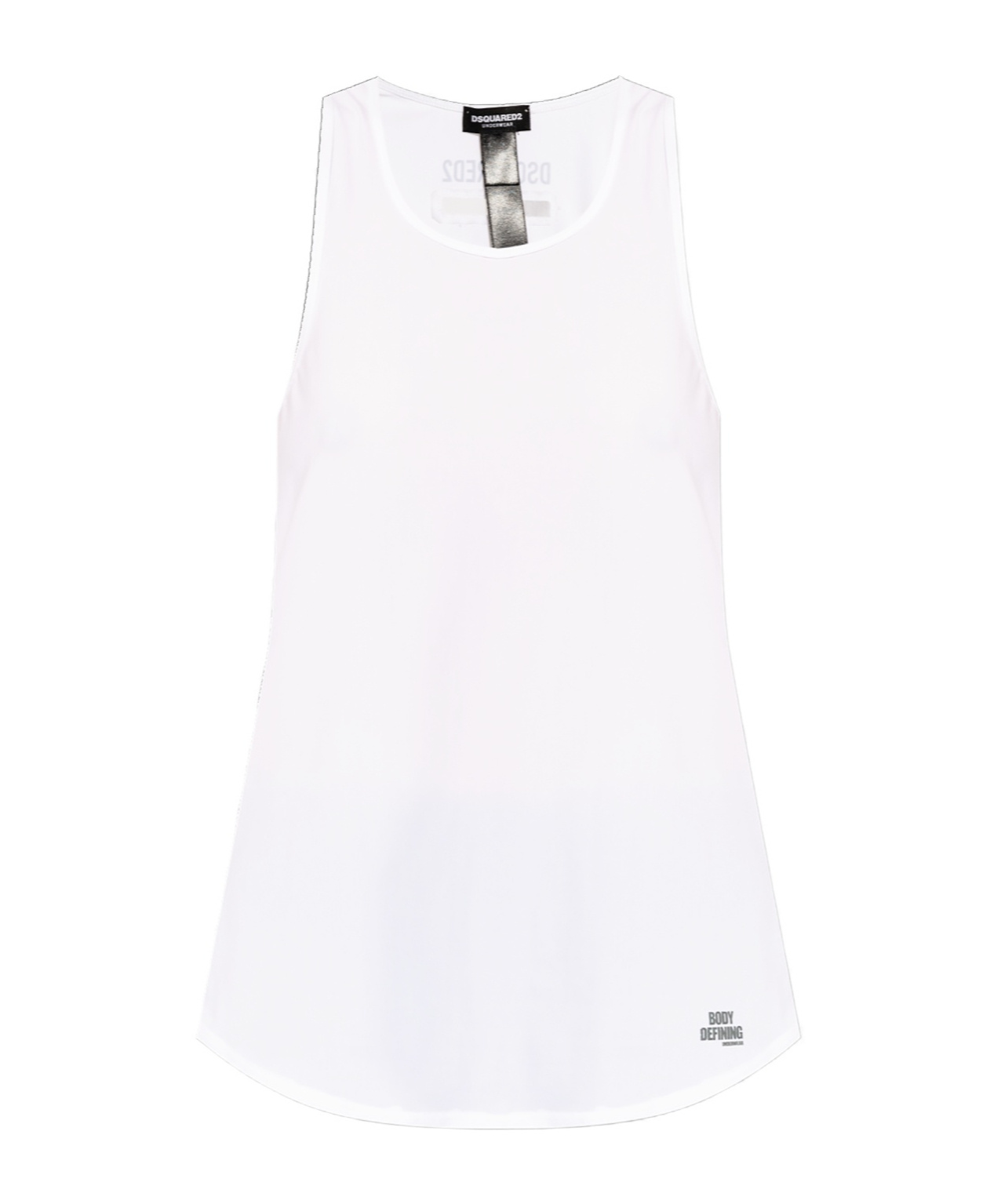 Dsquared2 Sleeveless Vest In White