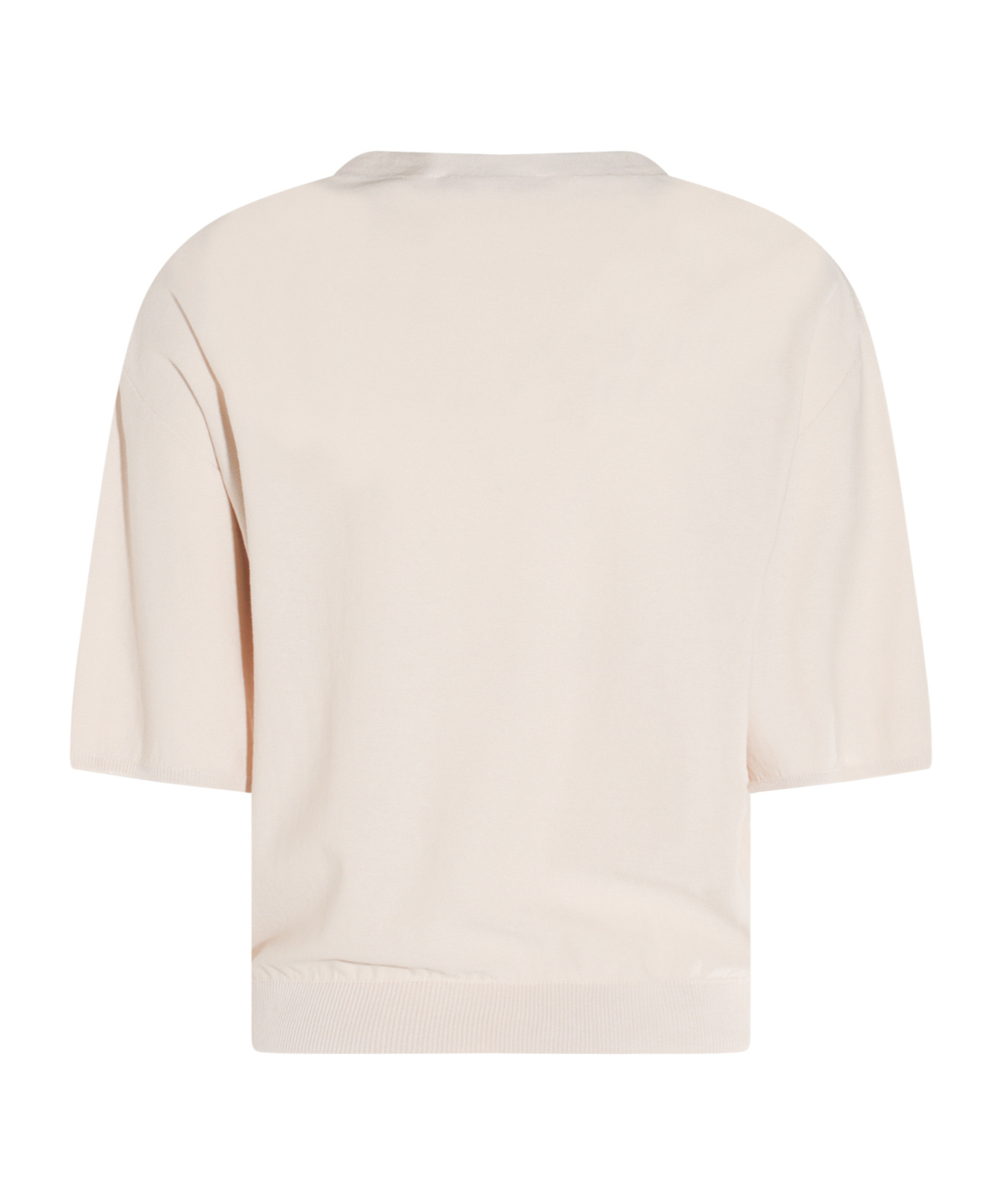 Antonelli Round Neck Short Sleeve T-shirt In Neutral