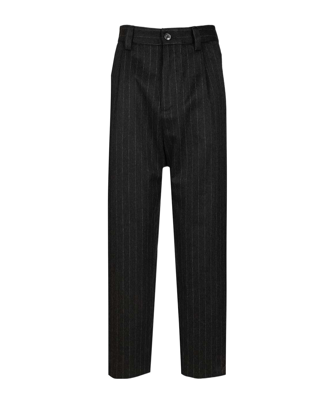 Barena Venezia Pantalone Roxanne Filone 67 Lana 28 Poliestere 5 Cachemire Trousers Grey In Black