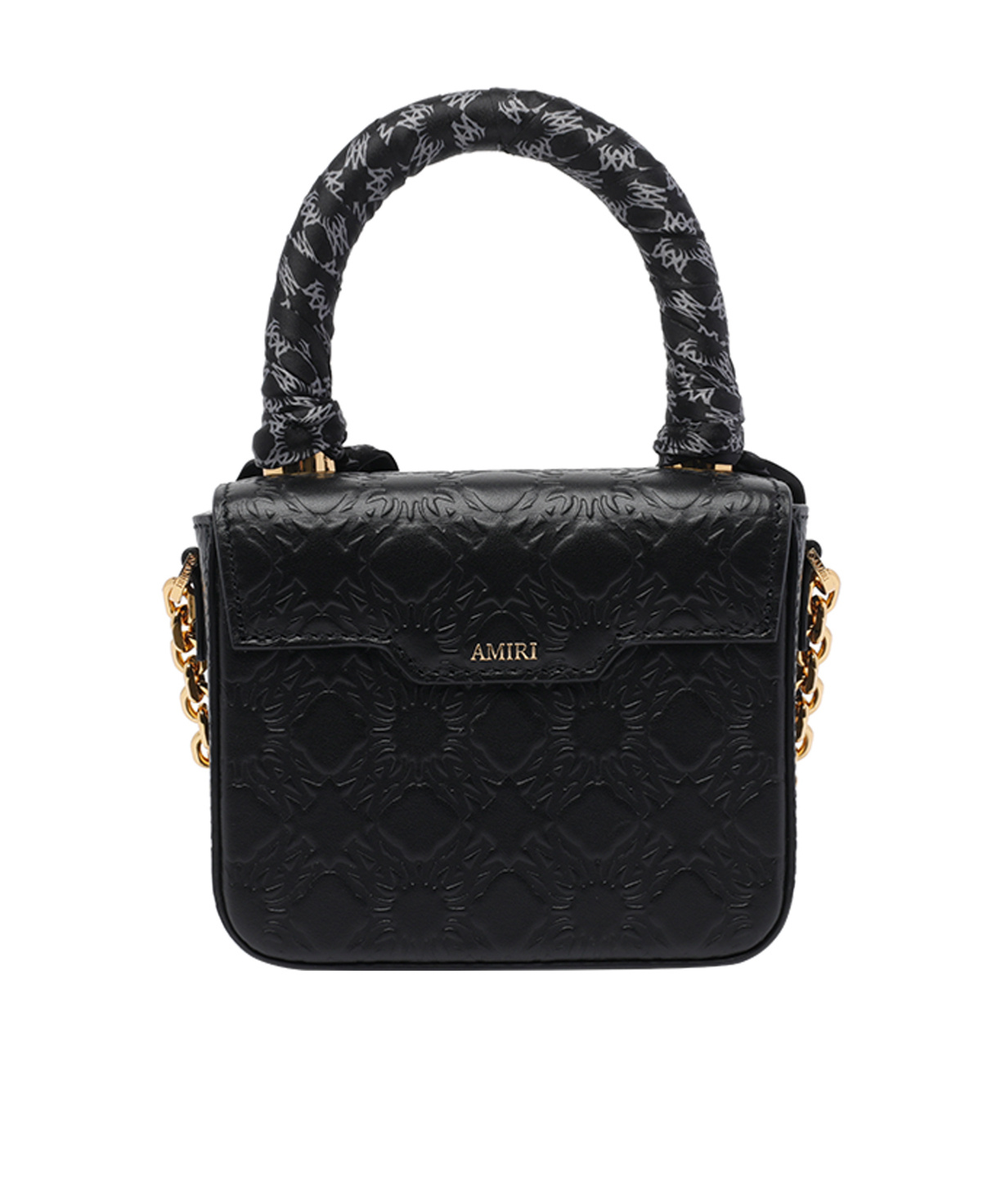 Amiri Flap Shoulder Bag In Black