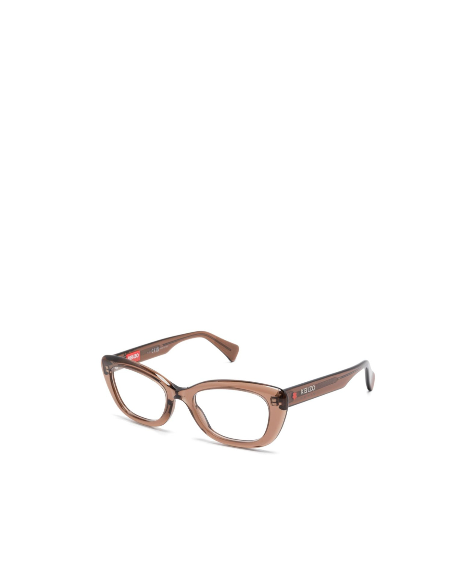 Kenzo Cat-eye Frame Flat Mirror In Nude