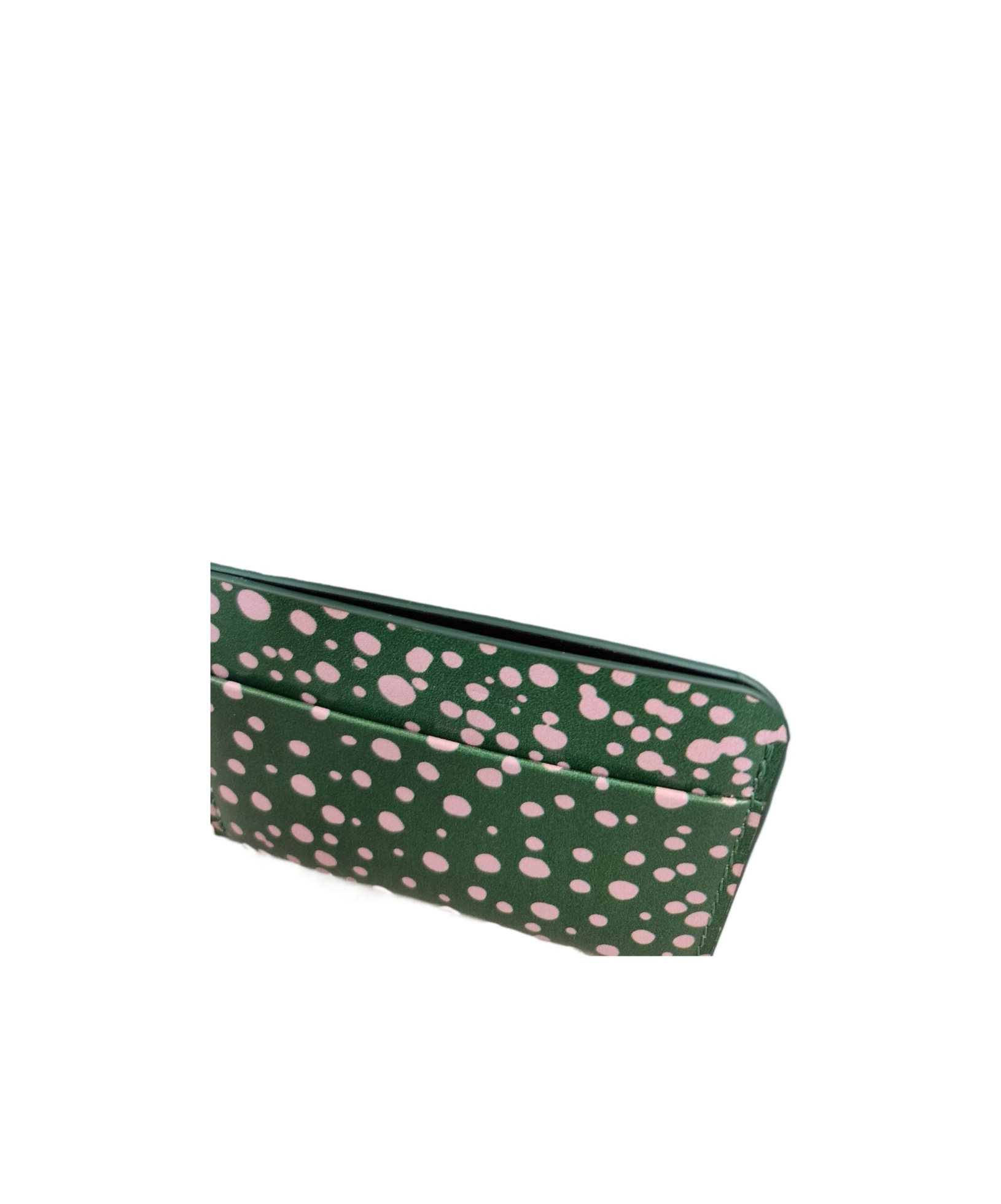 Dries Van Noten Pattern Card Bag In Green