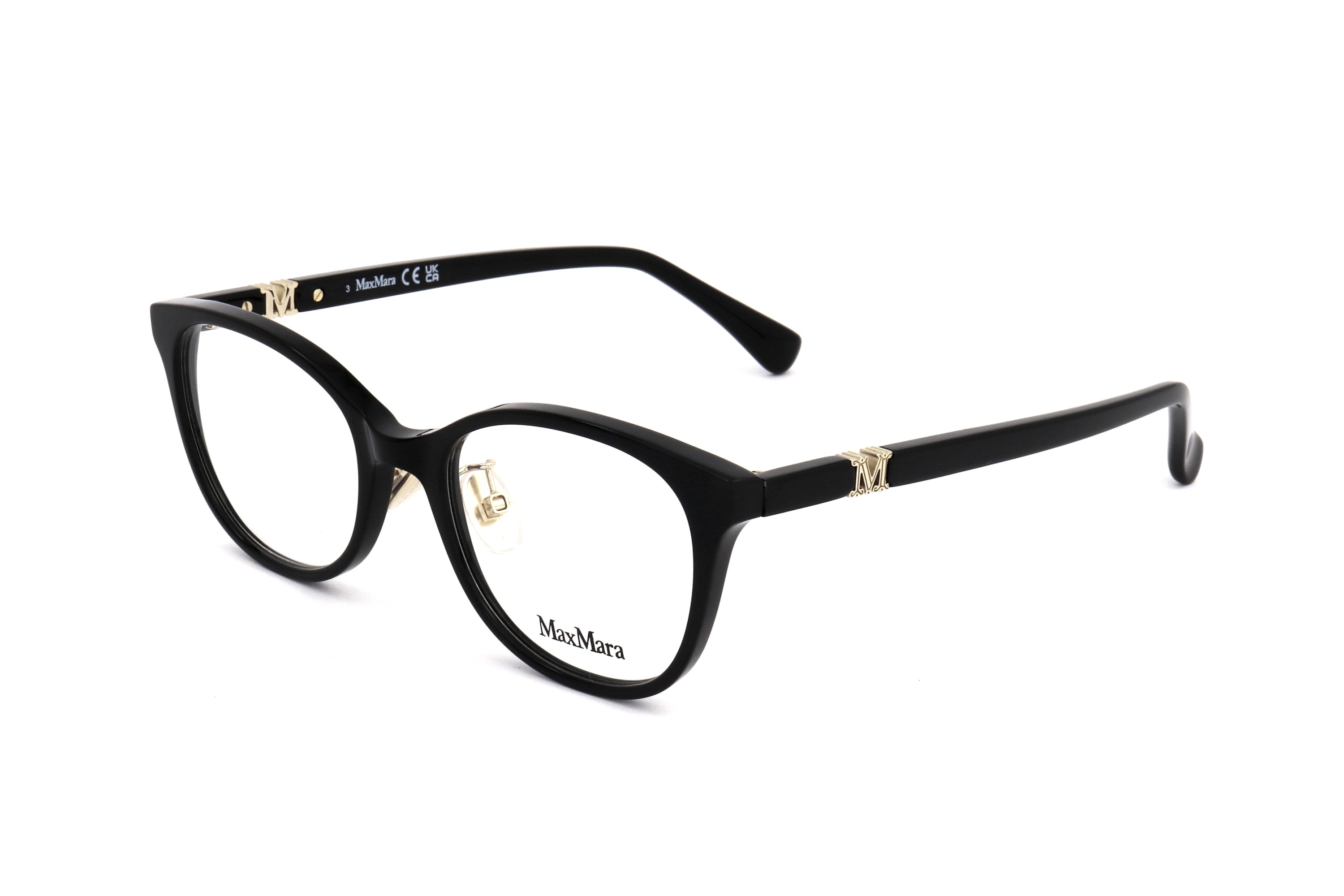 Max Mara Full-frame Plain Mirror In Black