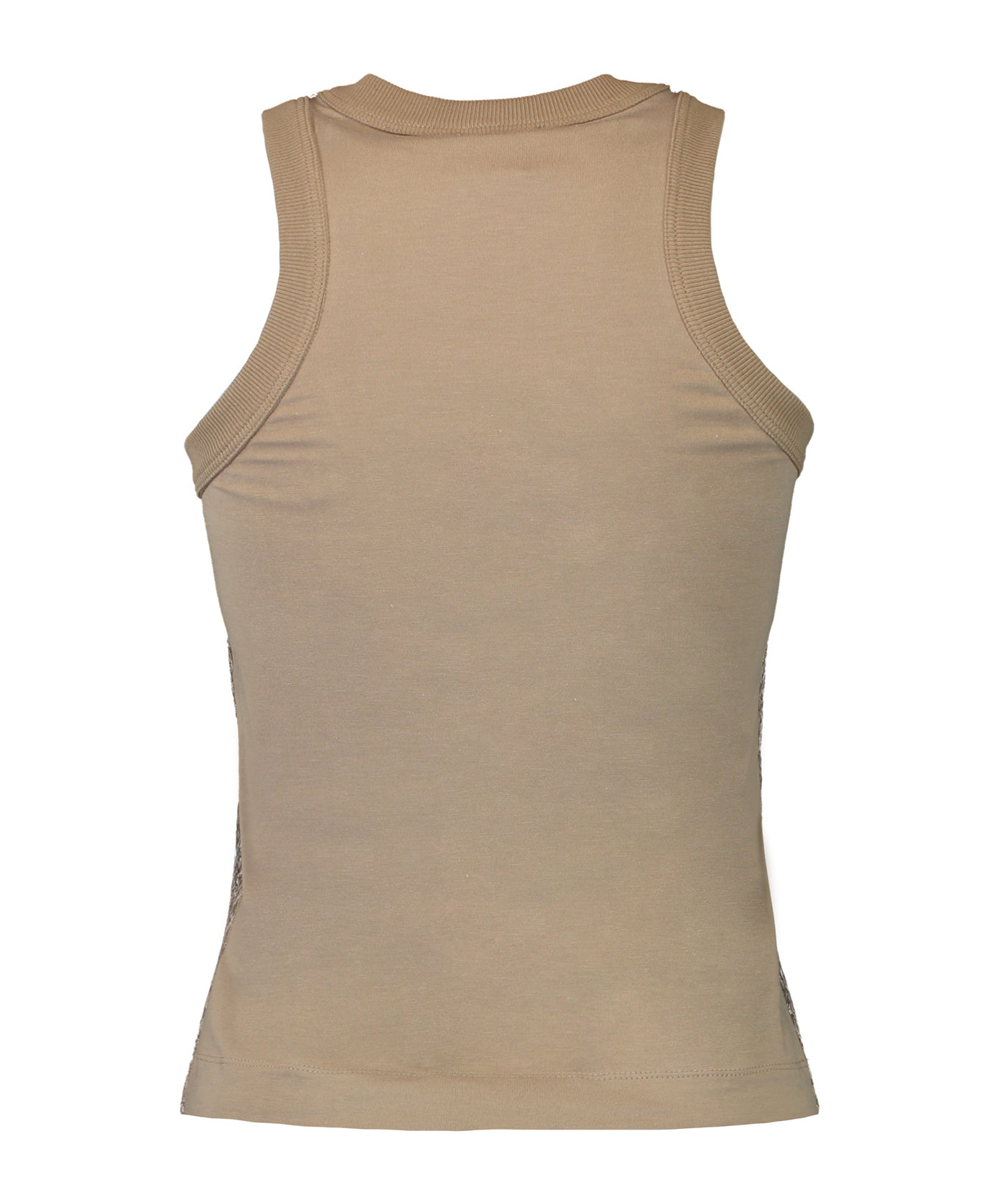 Brunello Cucinelli Round-neck Vest In Nude