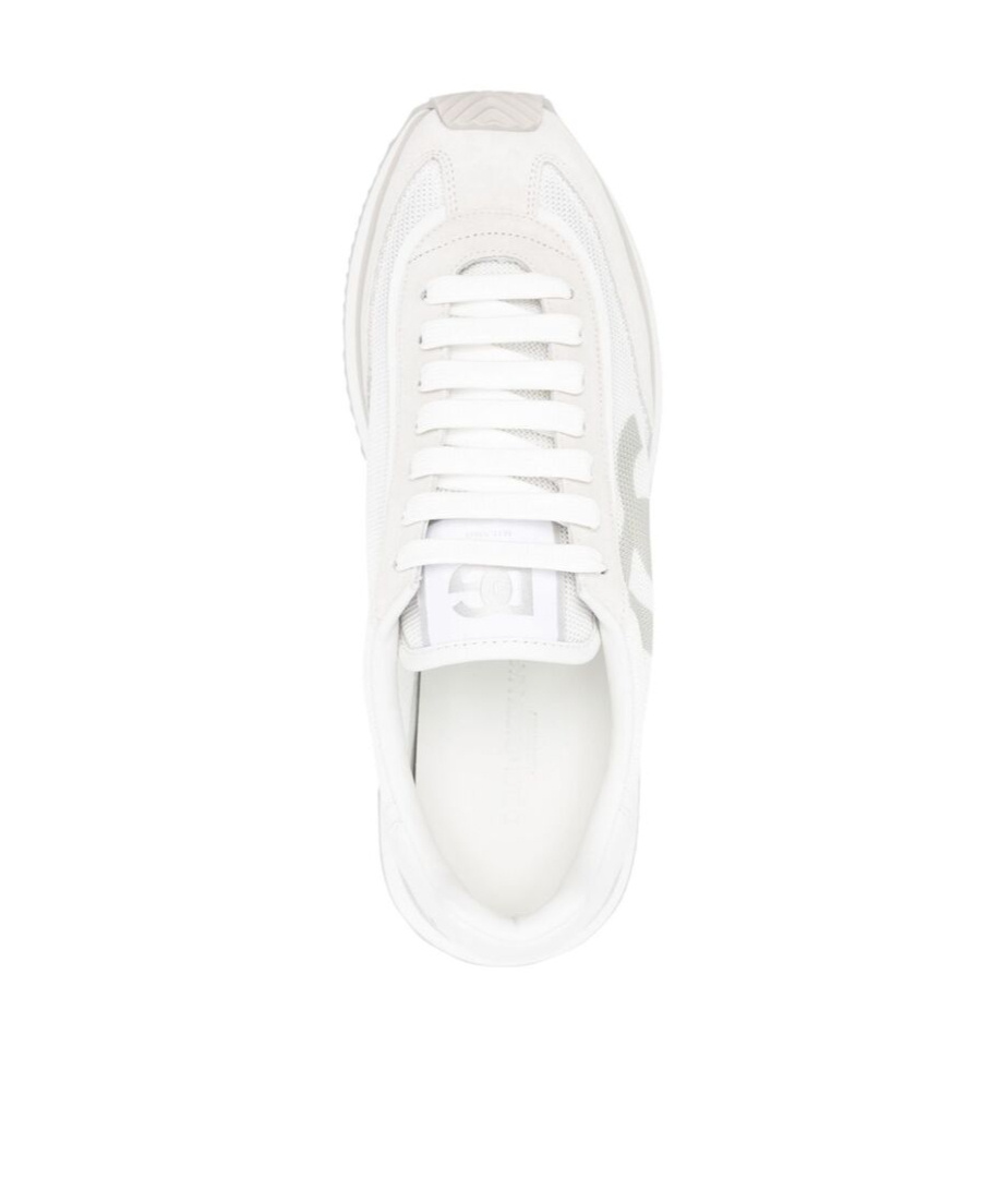 Dolce & Gabbana Cushion Sneaker In Mixed Materials Color White In White