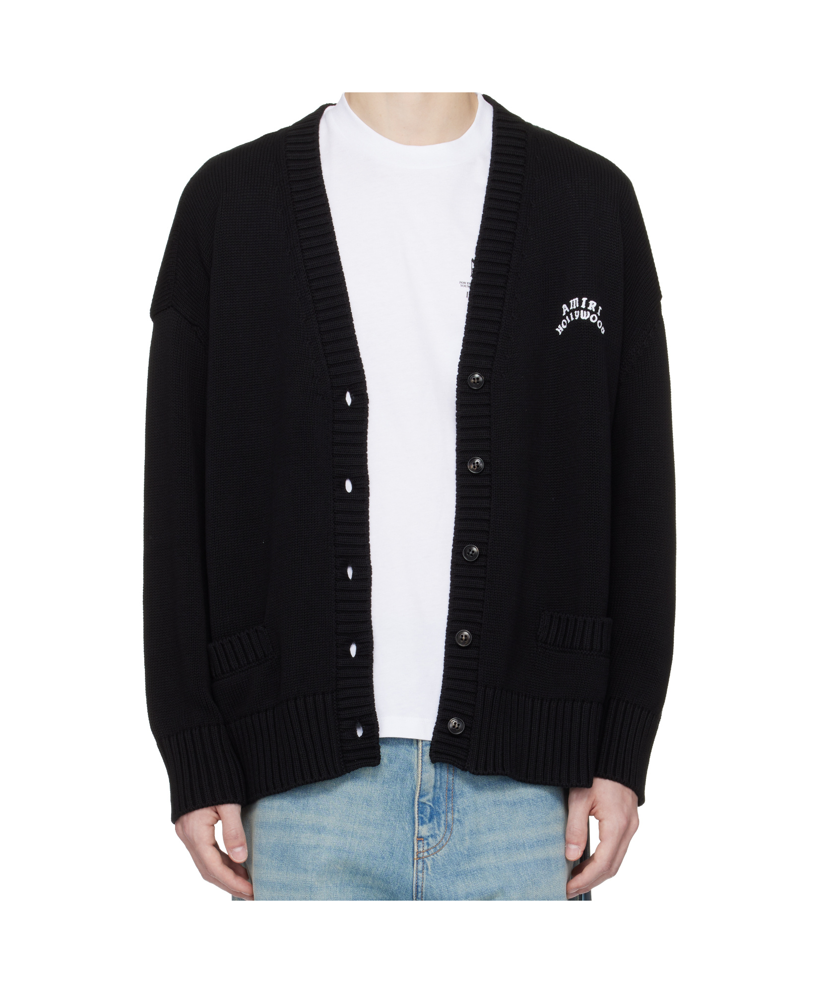 Amiri Hollywood Knitwear Cardigan Front Pockets