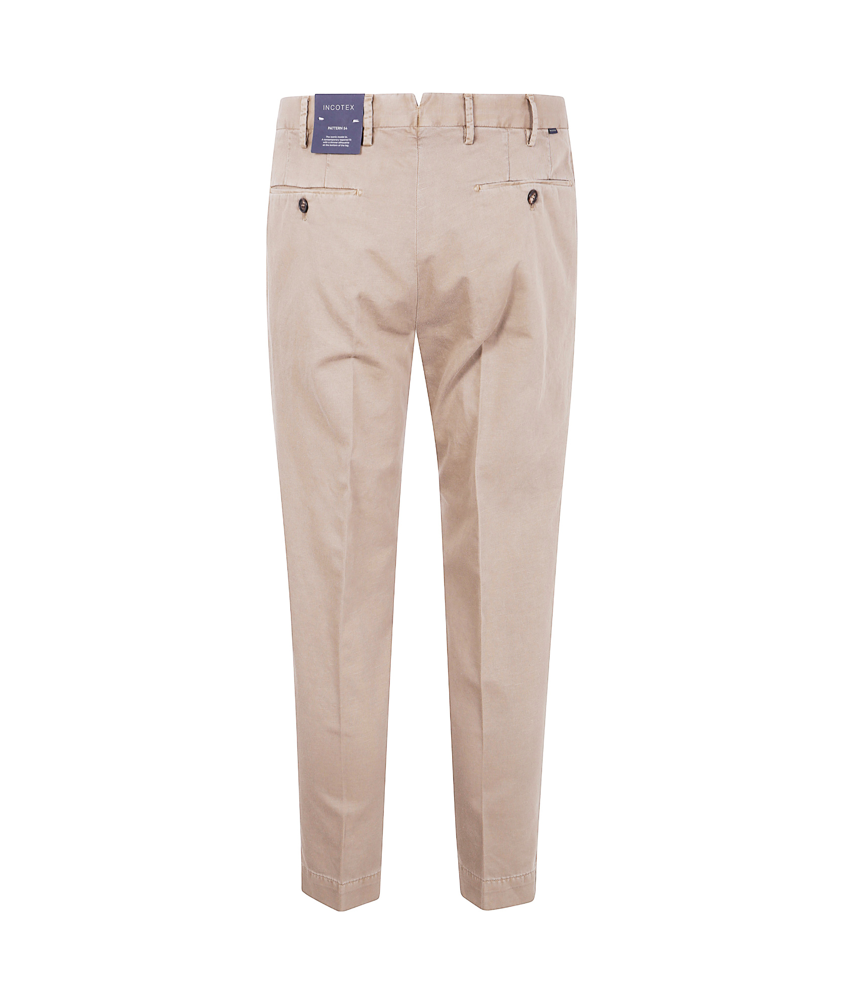 Incotex Classic Trousers Clothing In Walnut