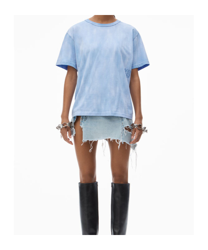 Alexander Wang Essential T-shirt In Blue