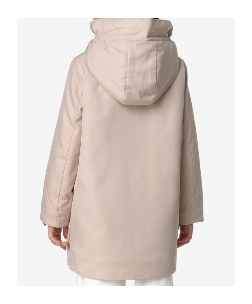 K-way Long-sleeved Casual Jacket In Nude