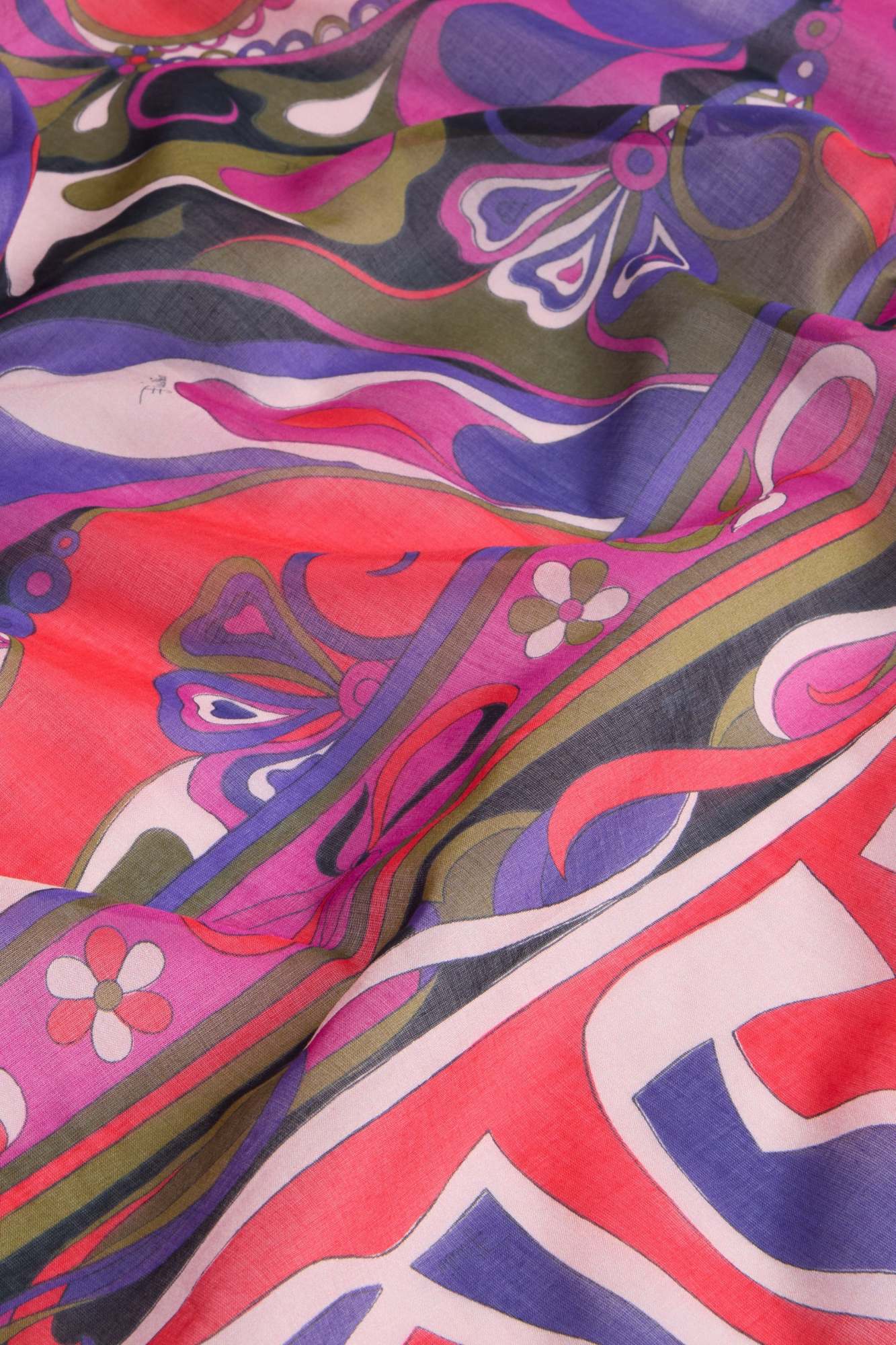 Pucci Sarong With Mixed Prints In Multicolor In Multi