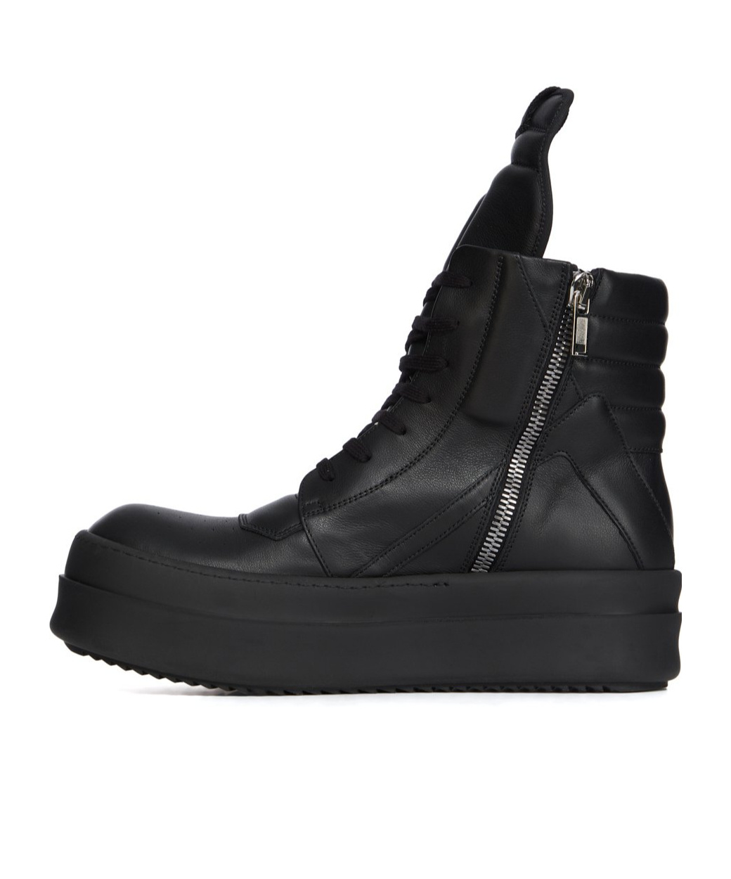 Rick Owens Round Toe High Top Casual Shoes