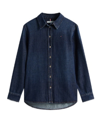 Tommy Hilfiger Regular Fit Denim Shirt In Blue