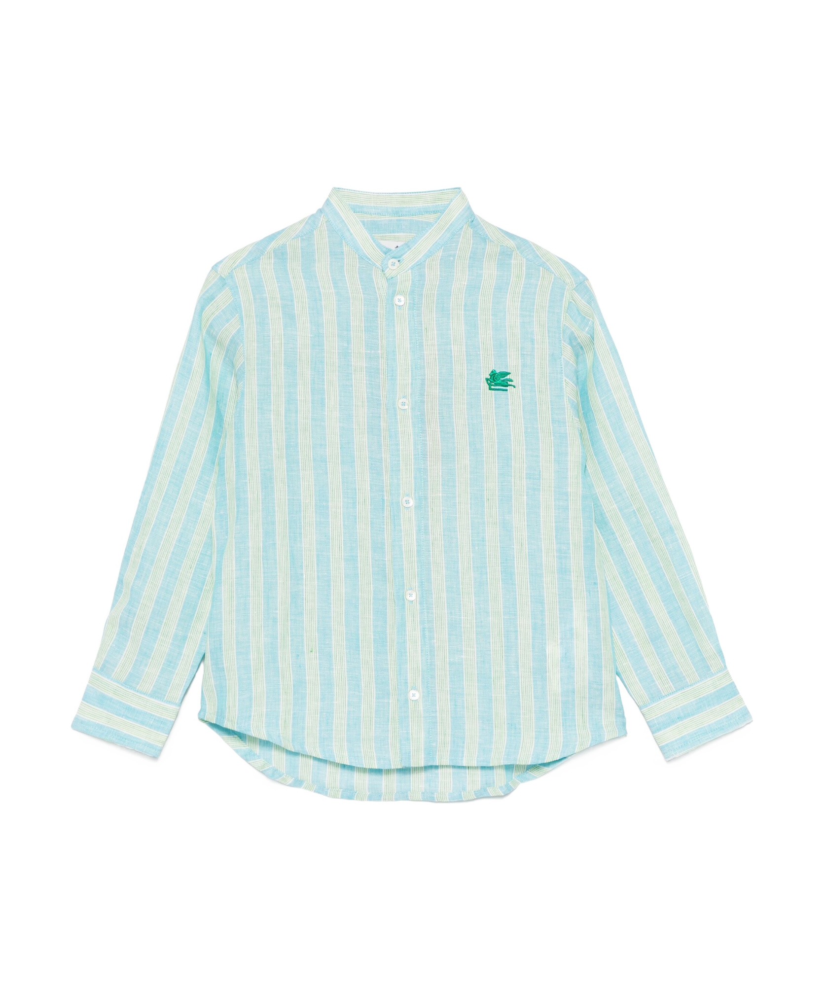 Etro Striped Shirt In Blue