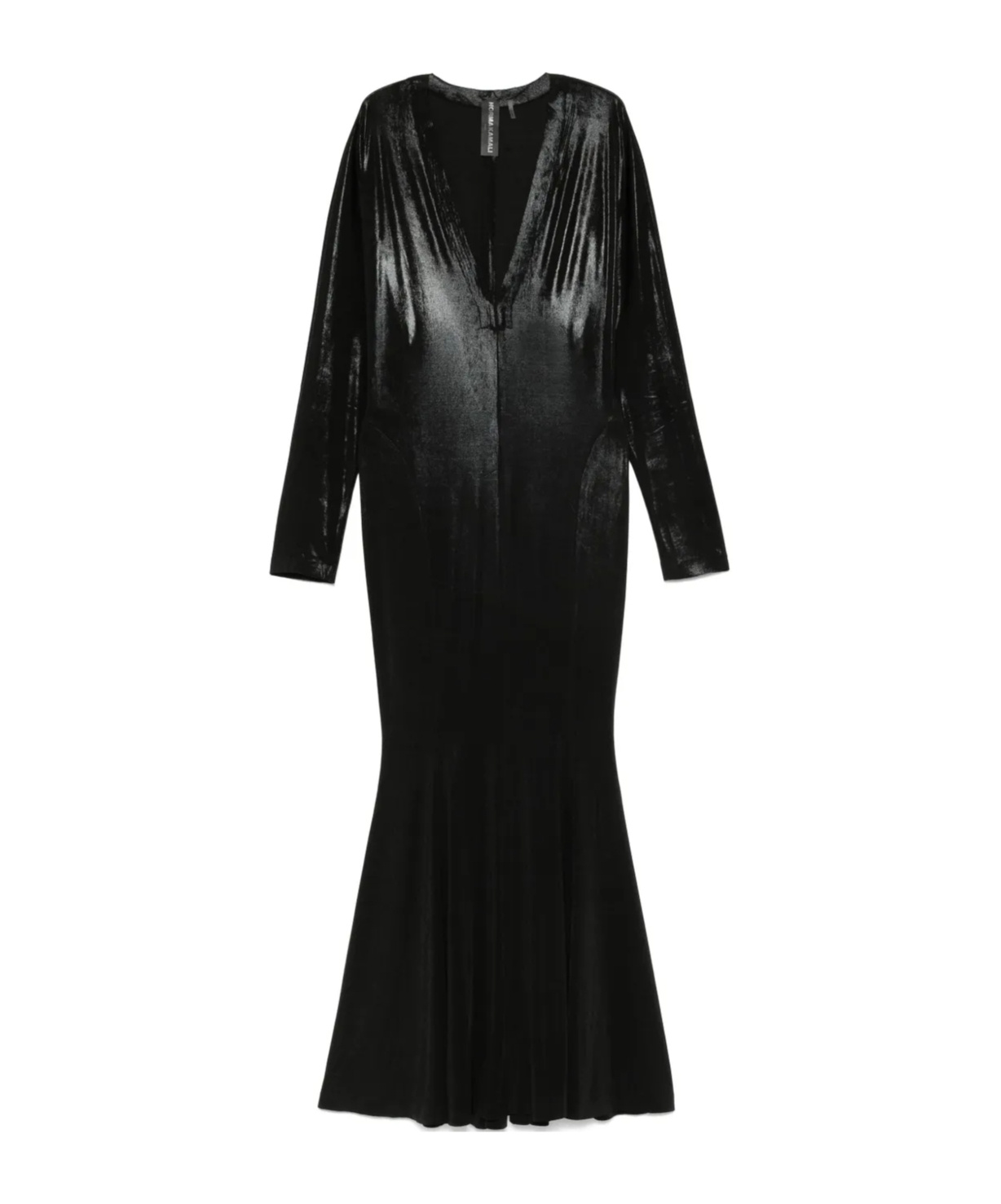 Norma Kamali V-neck Fishtail Dress
