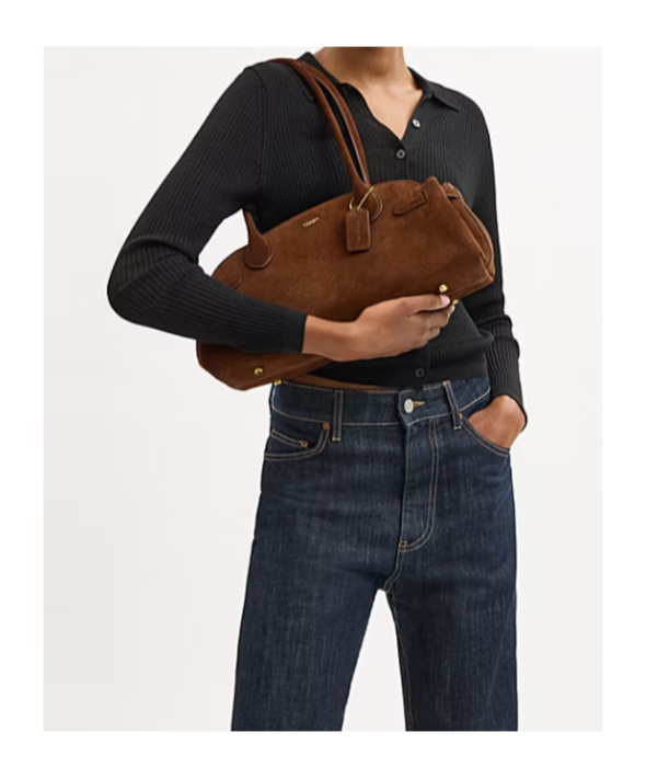 Coach Empire Carryall 34 Handbag In Brown