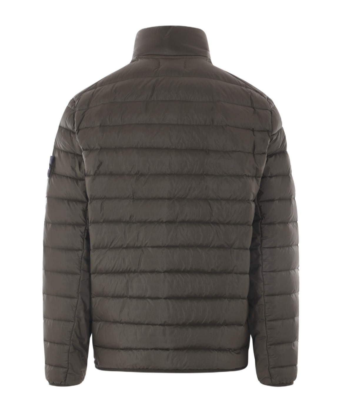 Stone Island Dark Green Down Jacket In Green