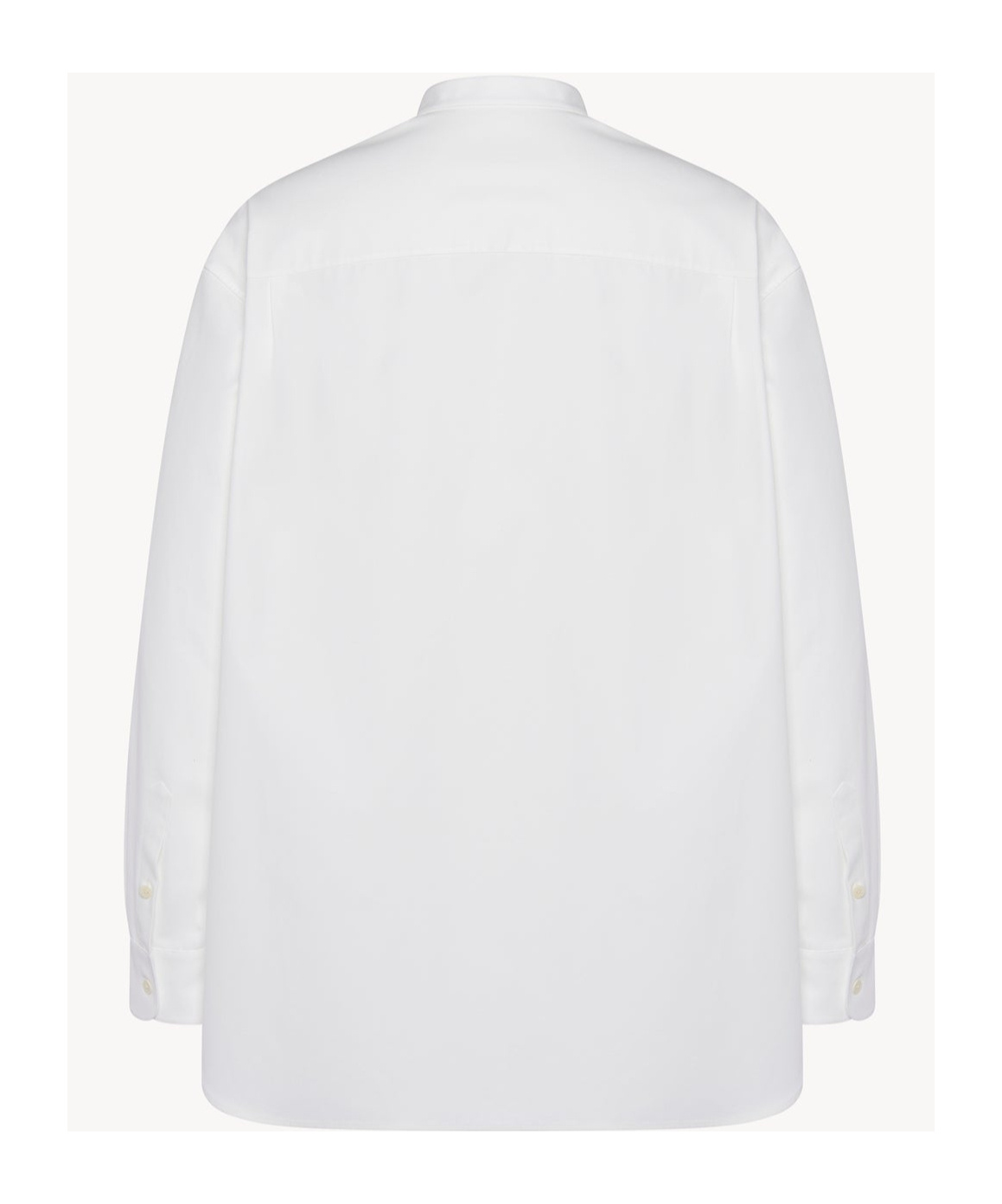 The Row Long-sleeved Cashmere Shirt In White