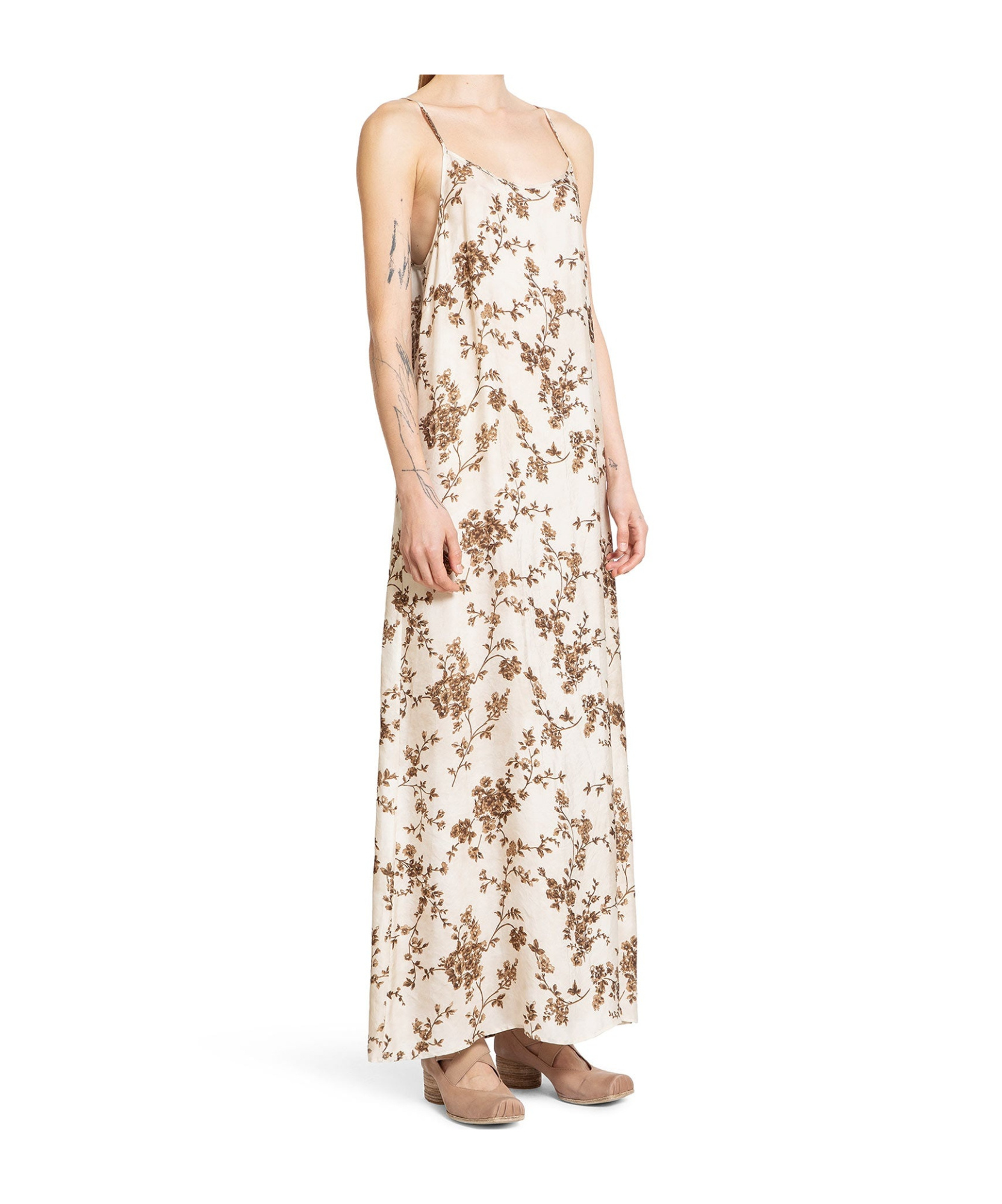 Shop Uma Wang Anaya-dress In Nude