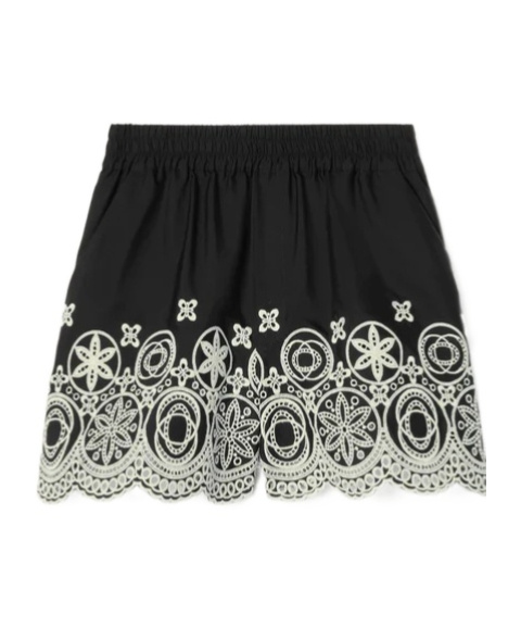 La Doublej Pull-up Shorts In Black