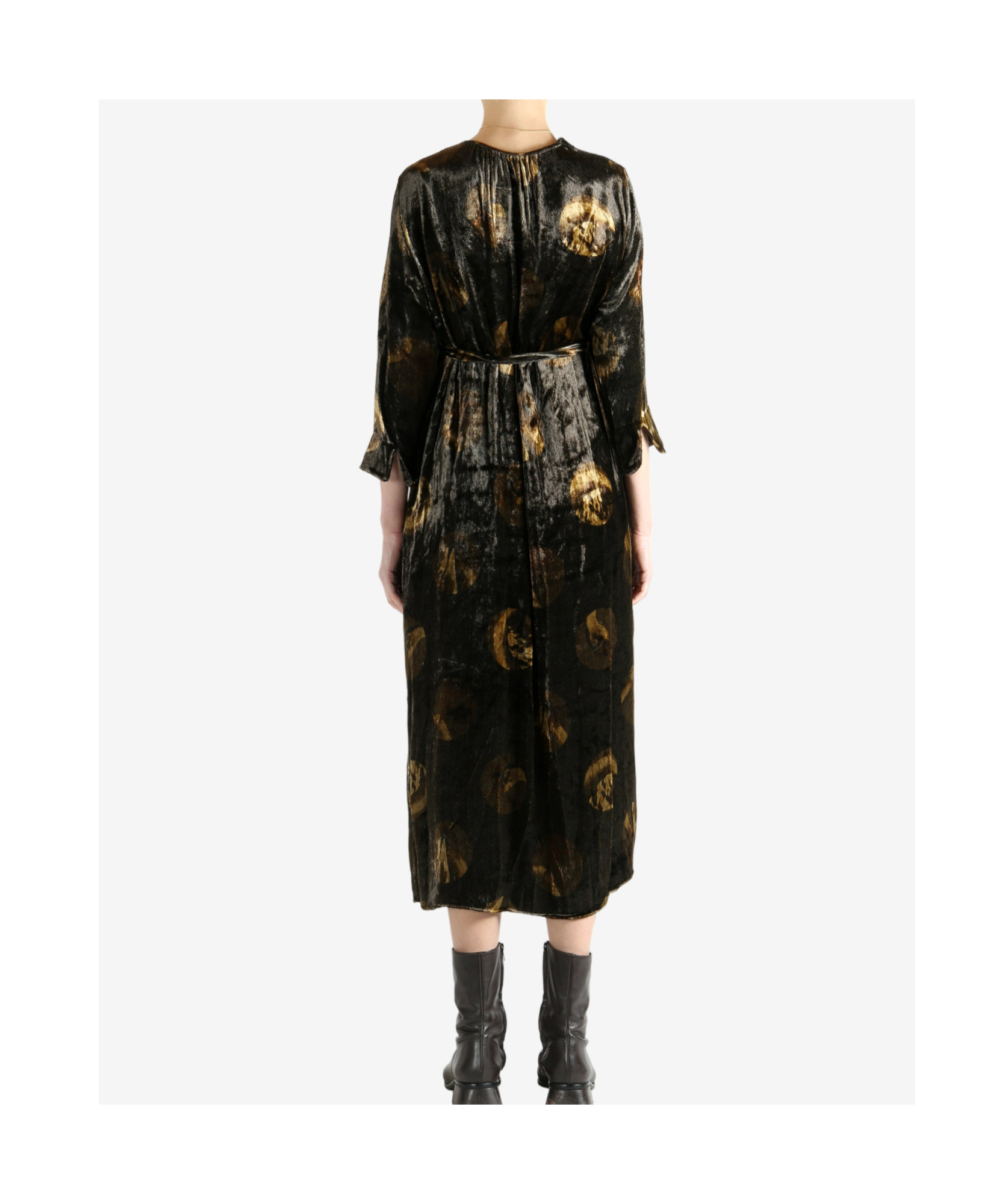 Uma Wang Patterned Dress In Black