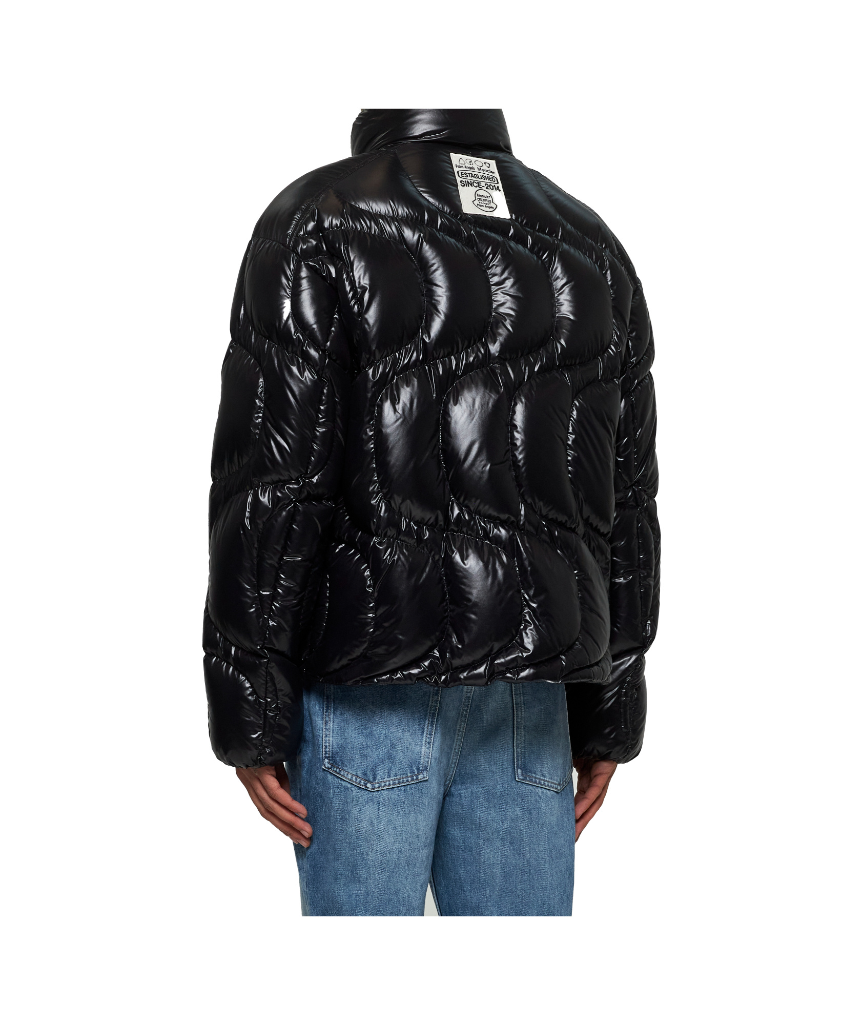 Moncler X Palm Angels Haunani Down Jacket In Black