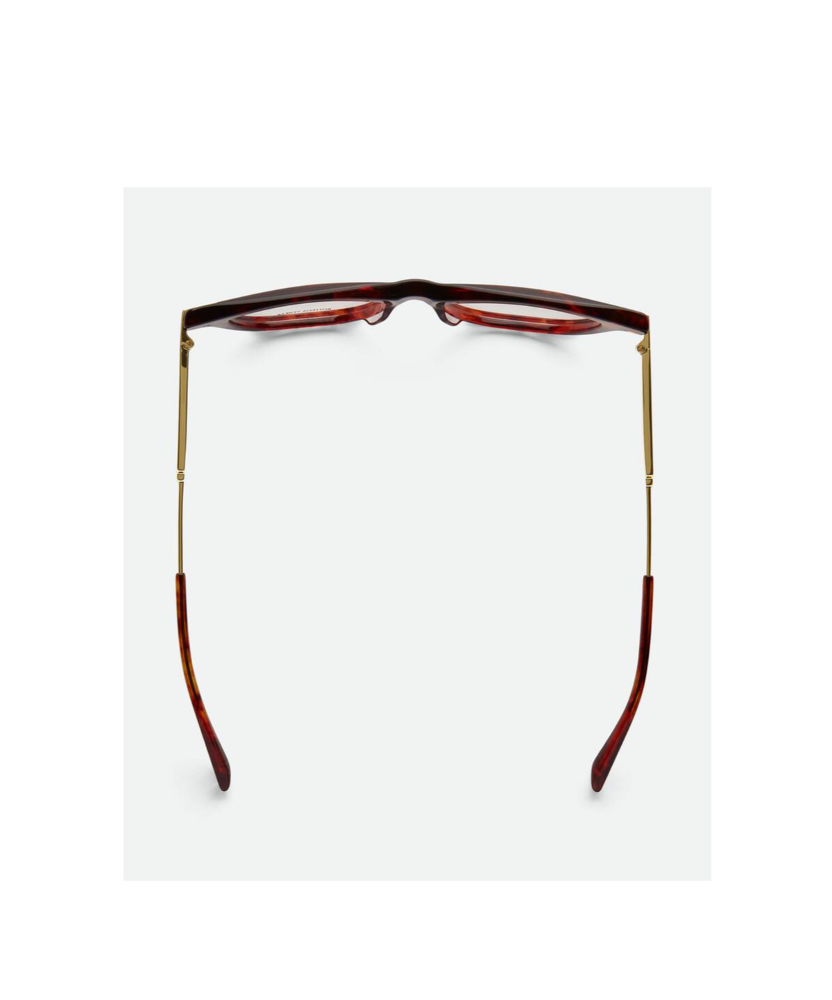 Bottega Veneta Classic Recycled Acetate Cat Eye Brille In Havana/transparent