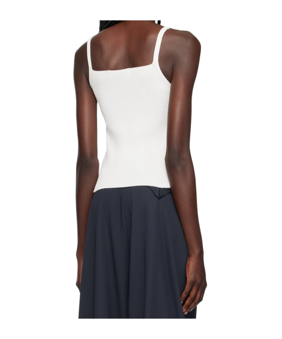 Our Legacy V-neck Knitted Vest In Black