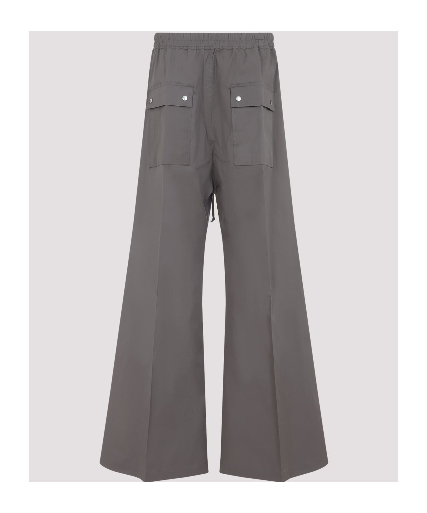 Rick Owens Wide-leg Pantsfit And Drawstring Closure In Black