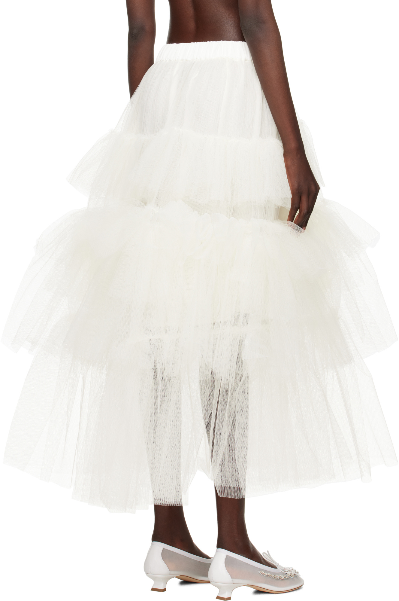 Simone Rocha Tutu Skirt In White