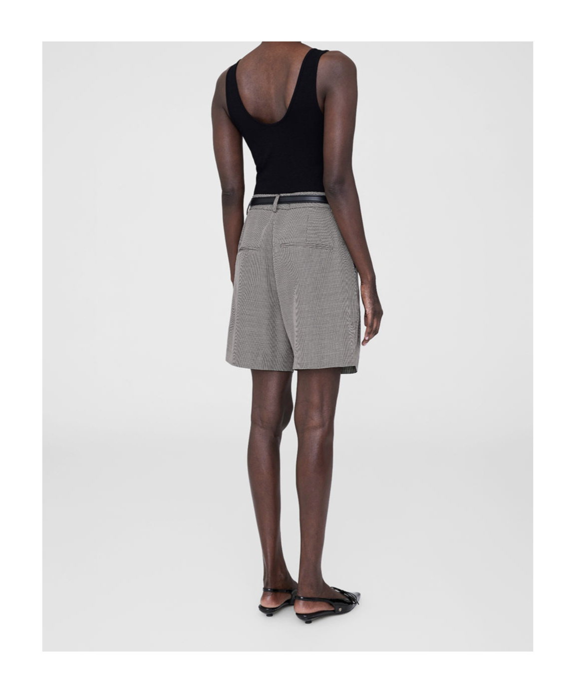 ANINE BING BELT LOOP SHORTS
