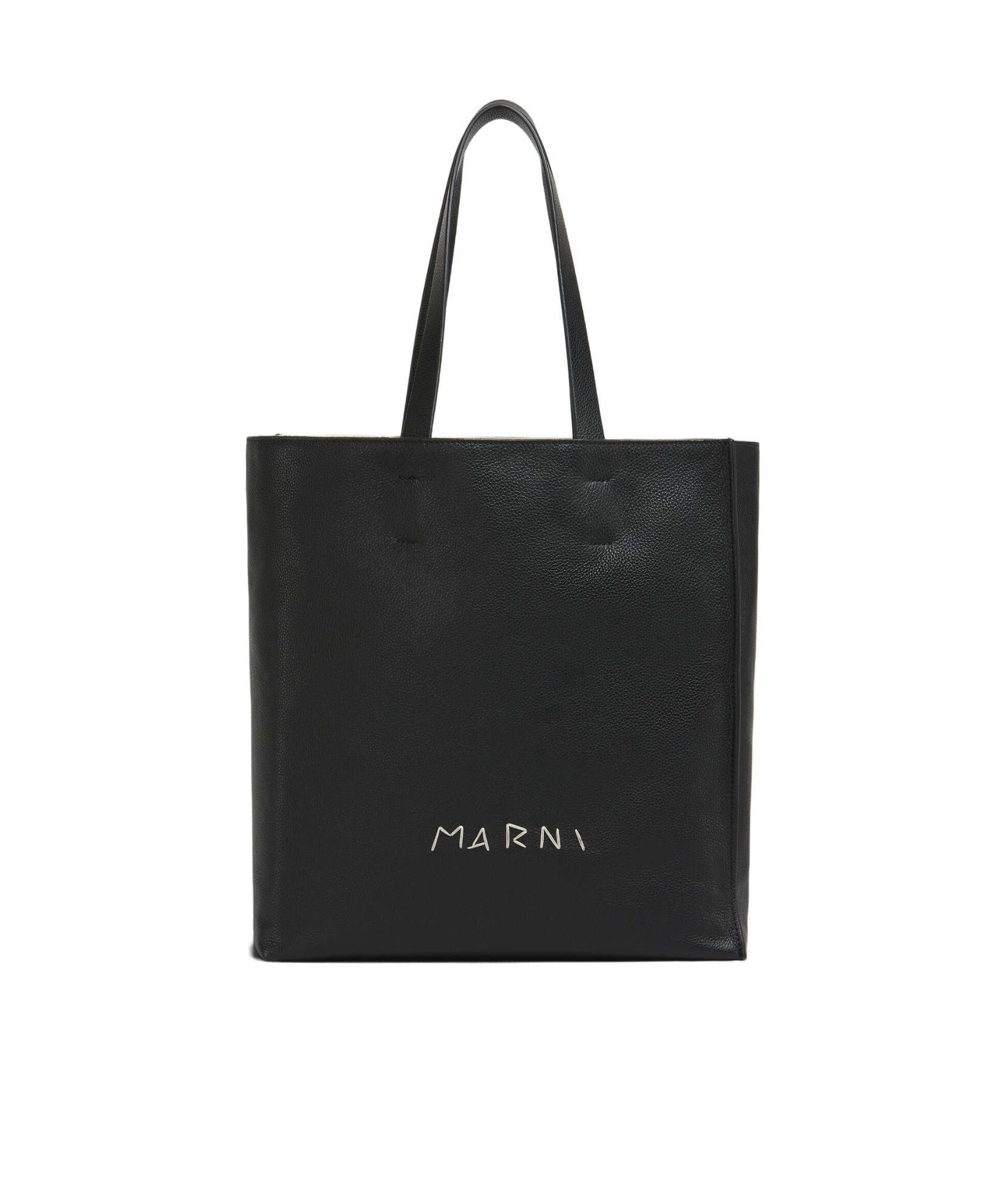 Marni Black Museo Soft Mini Tote In Black